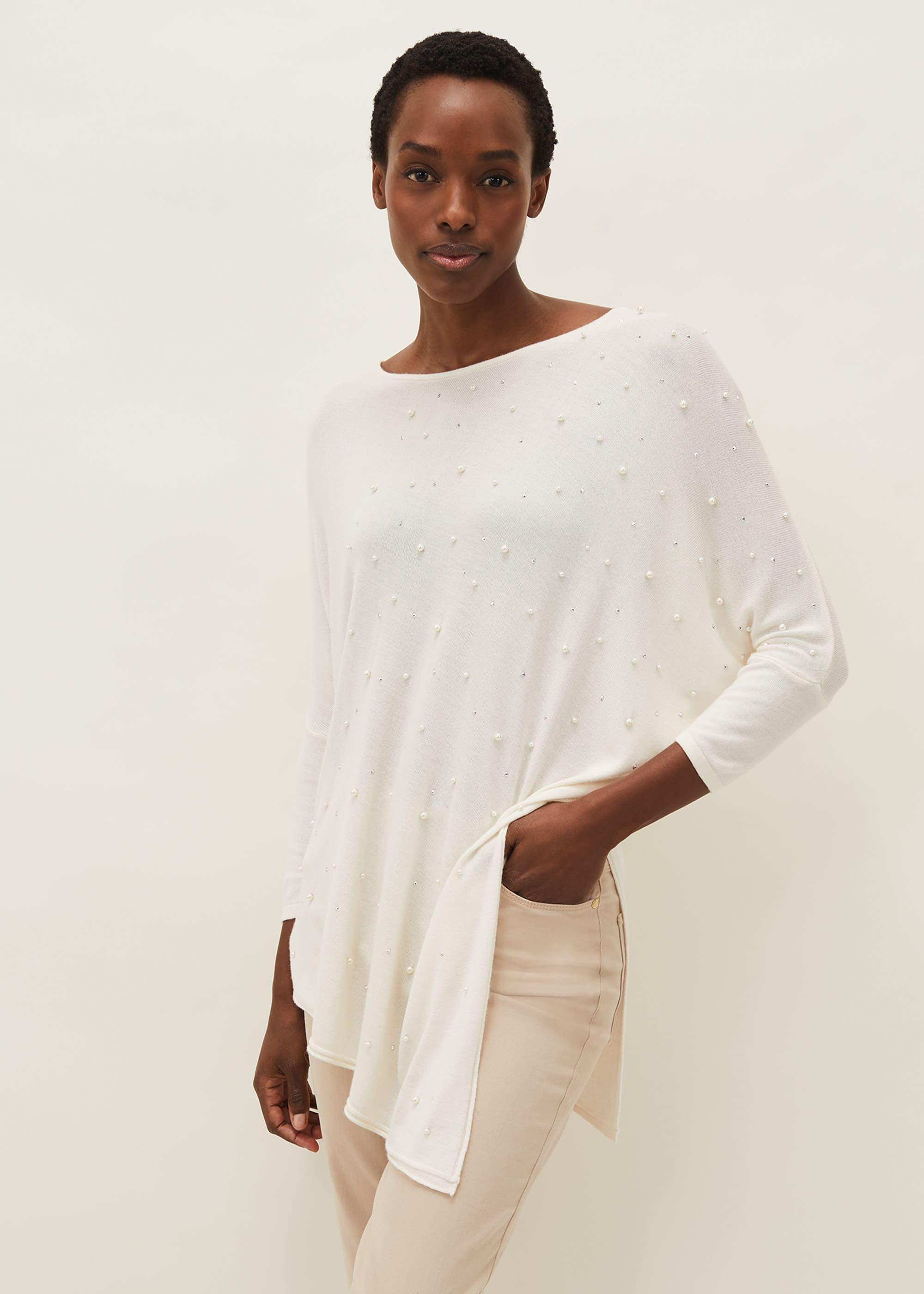 Patricia Embellished Asymmetric Jumper