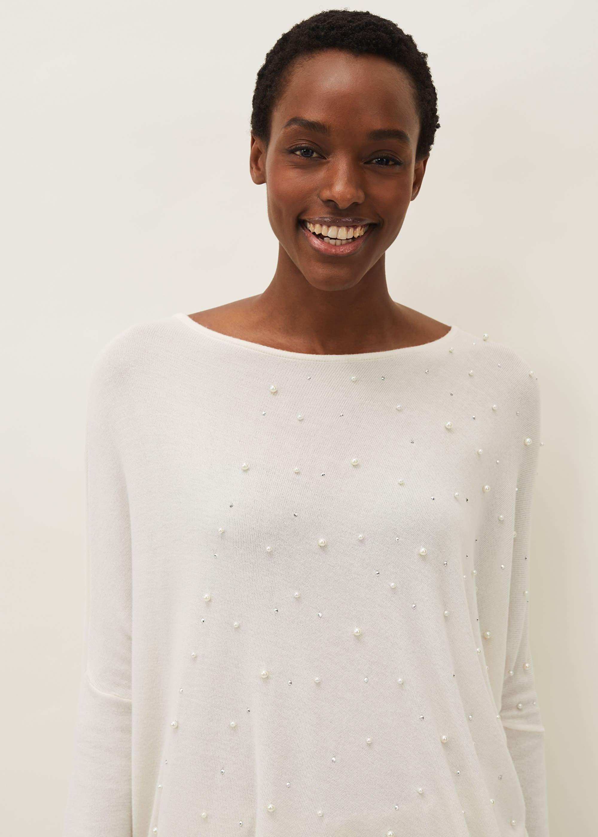 Patricia Embellished Asymmetric Jumper