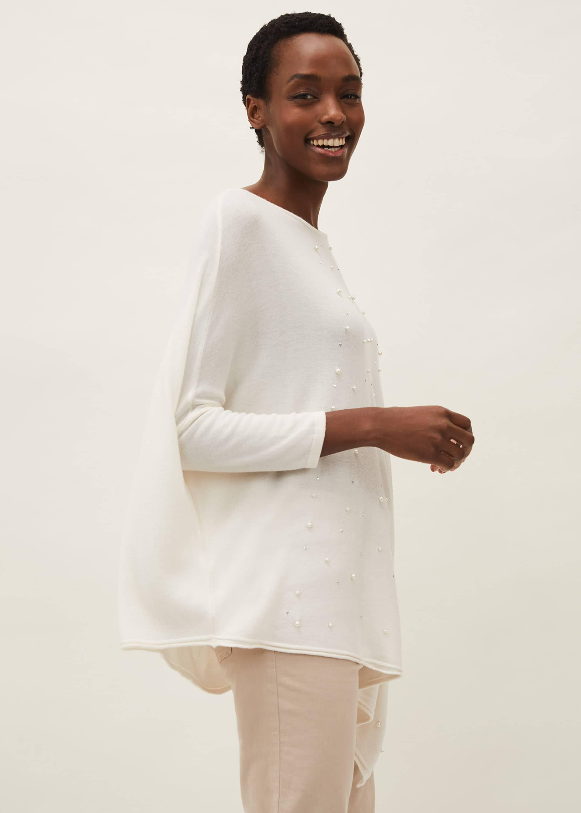 Patricia Embellished Asymmetric Jumper