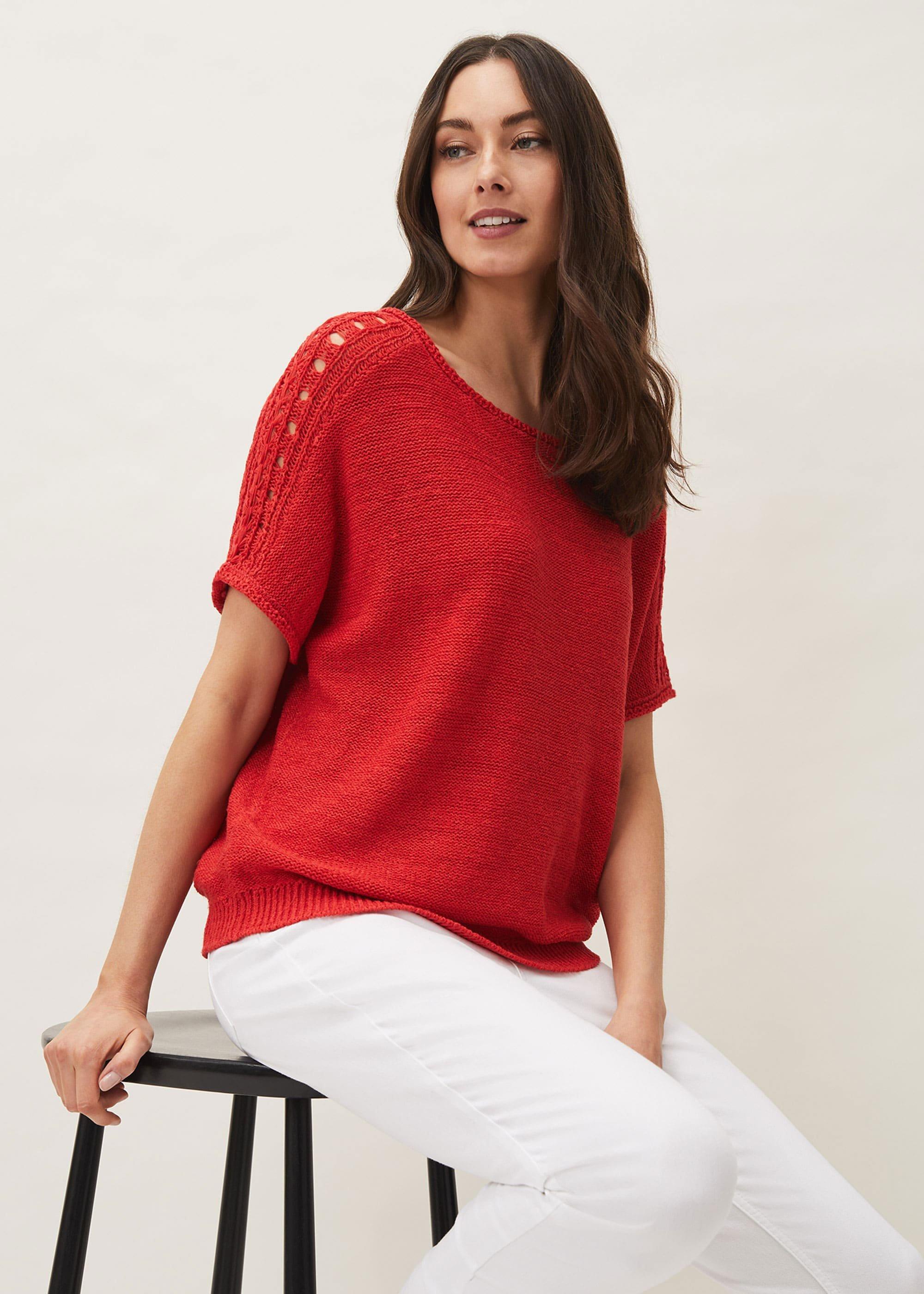 Tillie Tape Yarn Ladder Trim Jumper