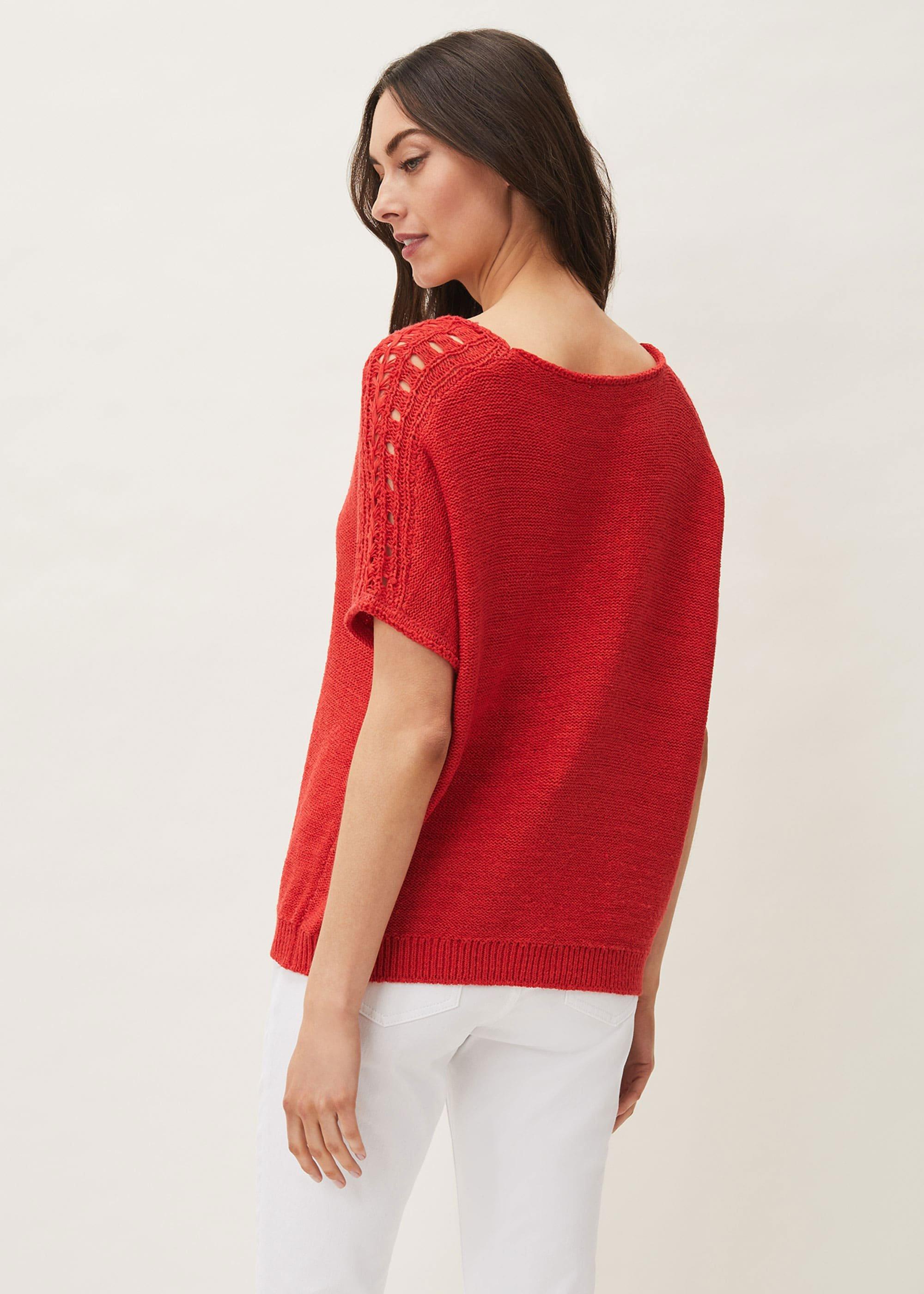 Tillie Tape Yarn Ladder Trim Jumper