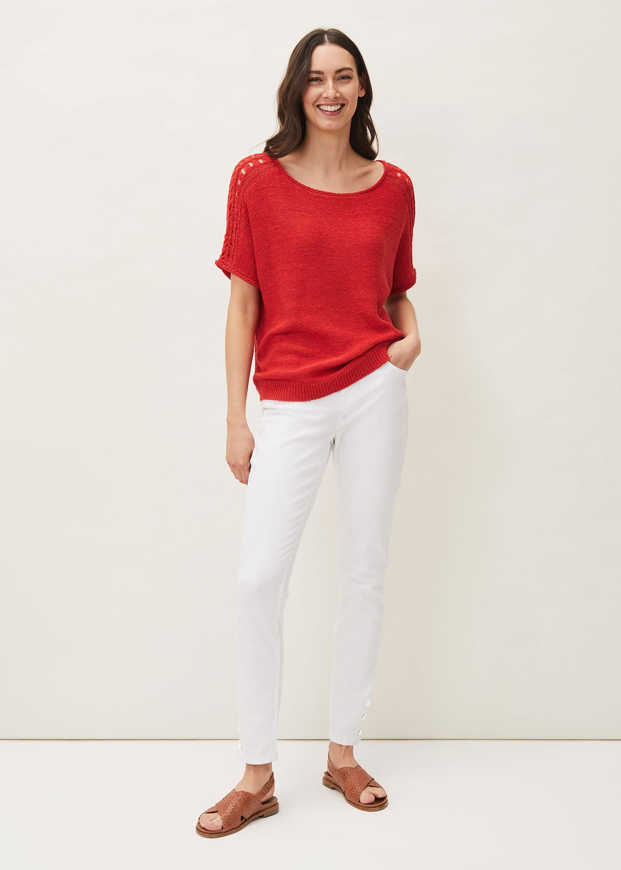 Tillie Tape Yarn Ladder Trim Jumper