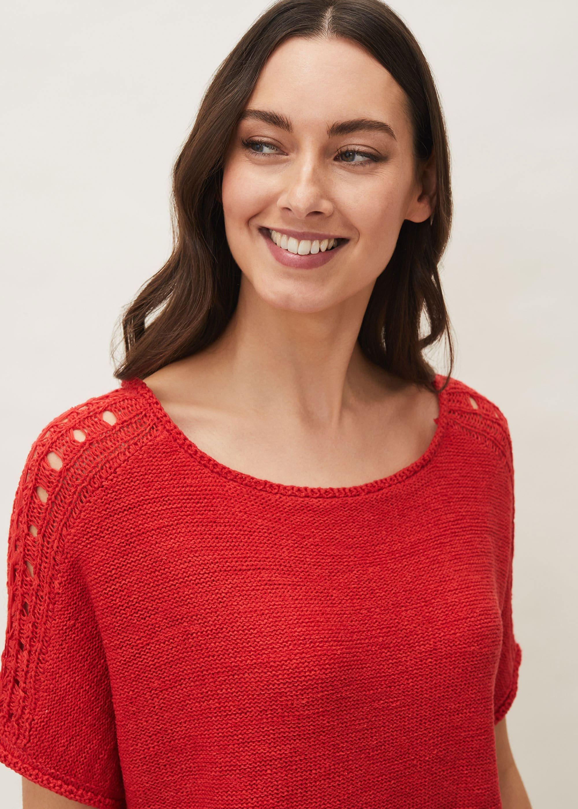 Tillie Tape Yarn Ladder Trim Jumper