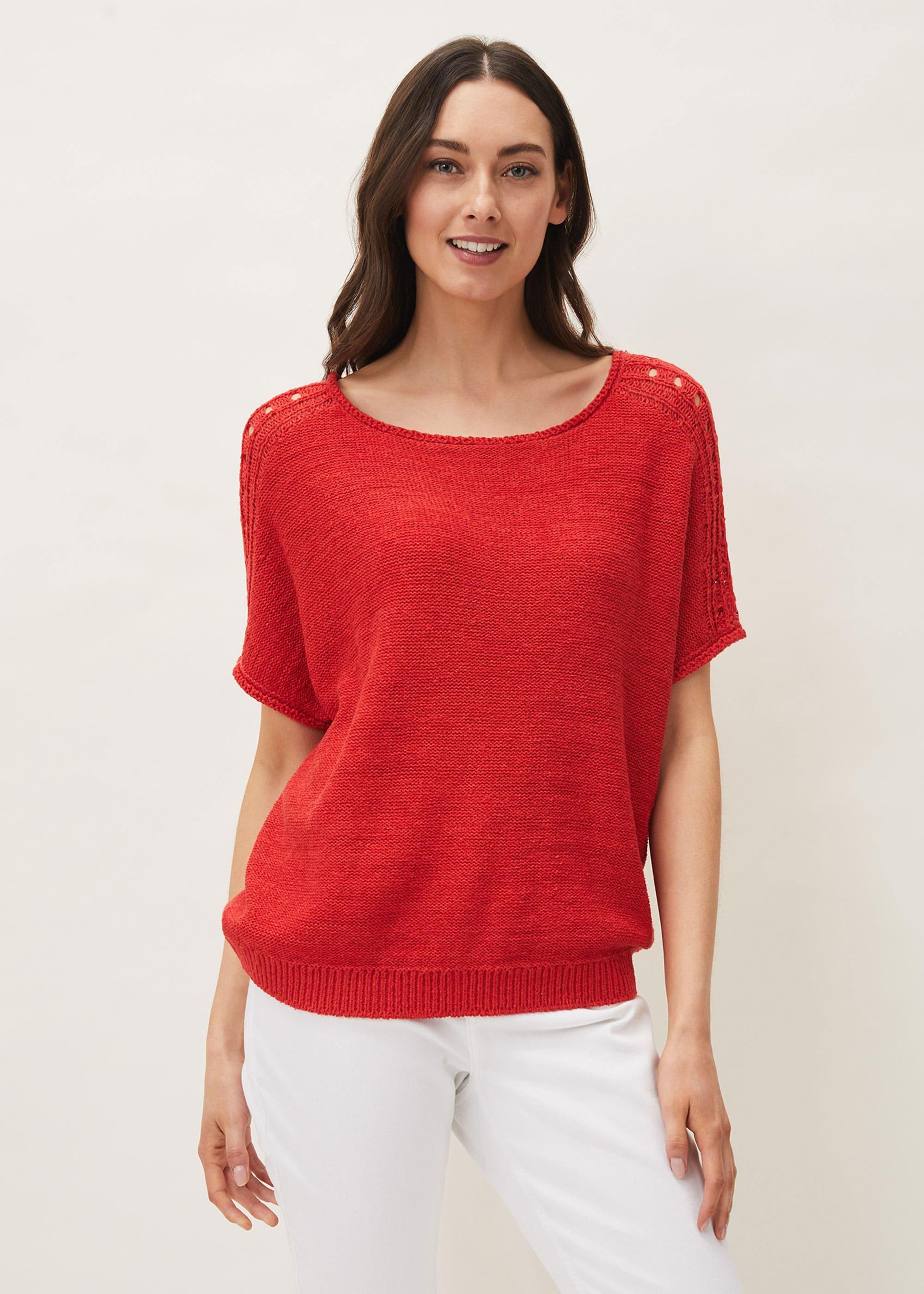 Tillie Tape Yarn Ladder Trim Jumper