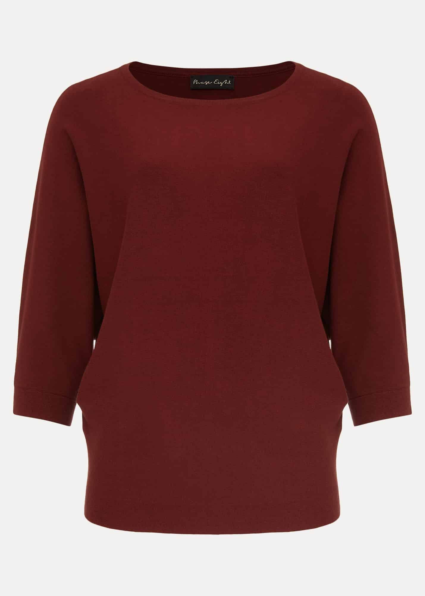 Cristine Batwing Fine Knit Jumper