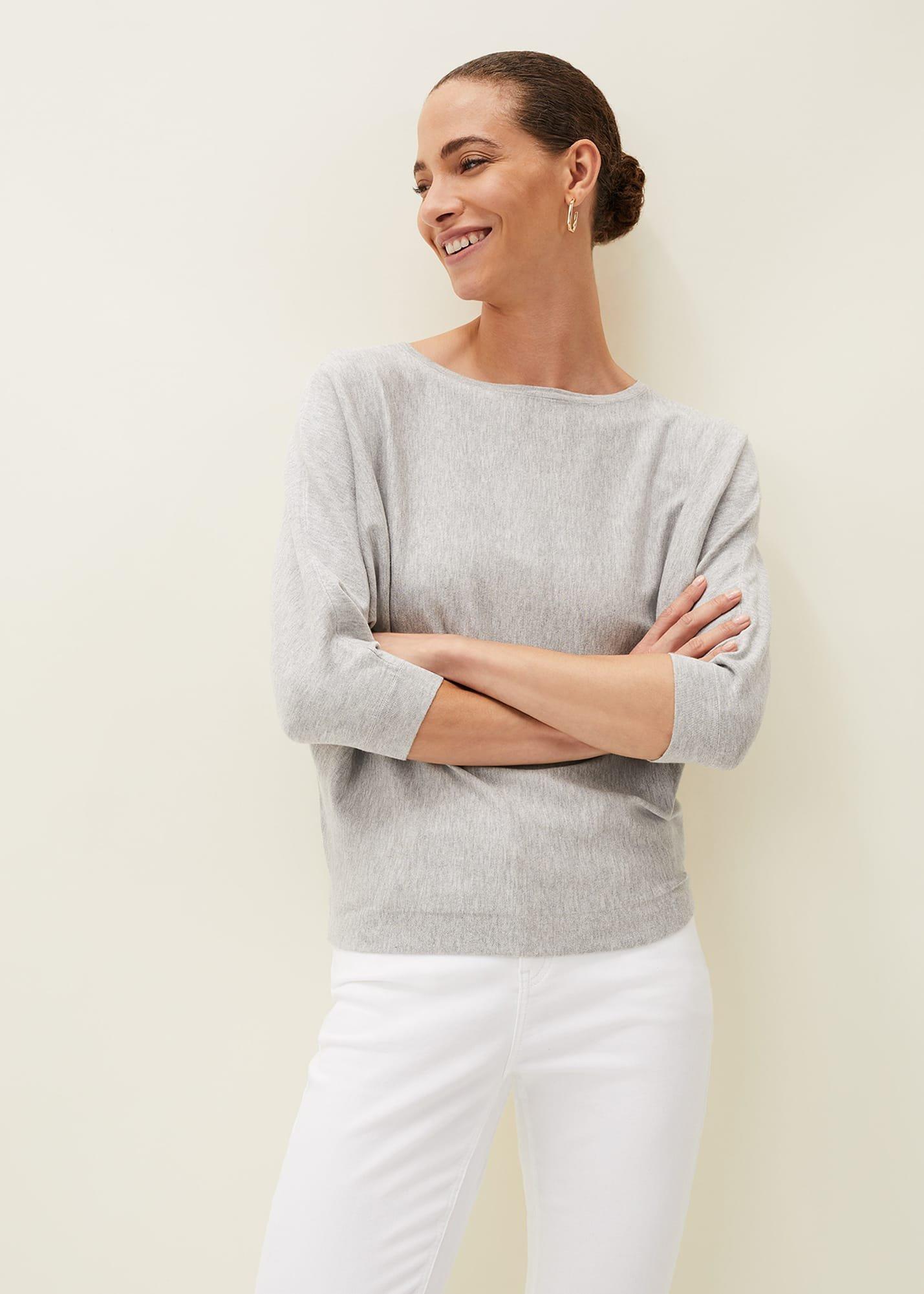 Cristine Batwing Fine Knit Jumper