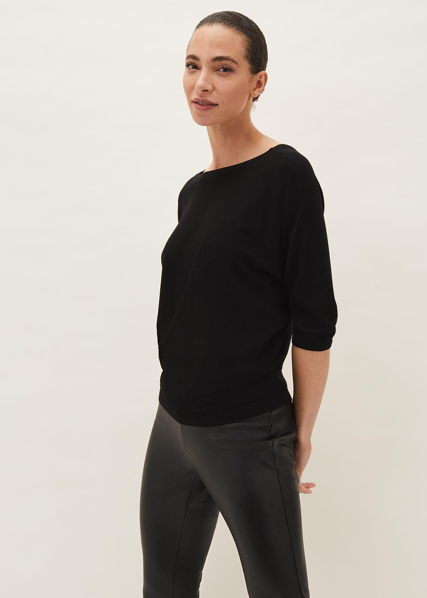 Cristine Tie Back Fine Knit Jumper