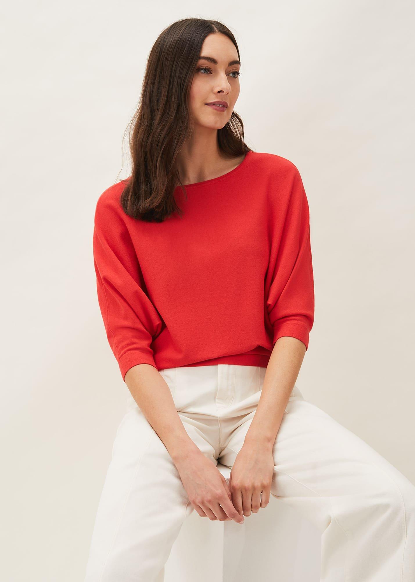 Cristine Batwing Knit Jumper