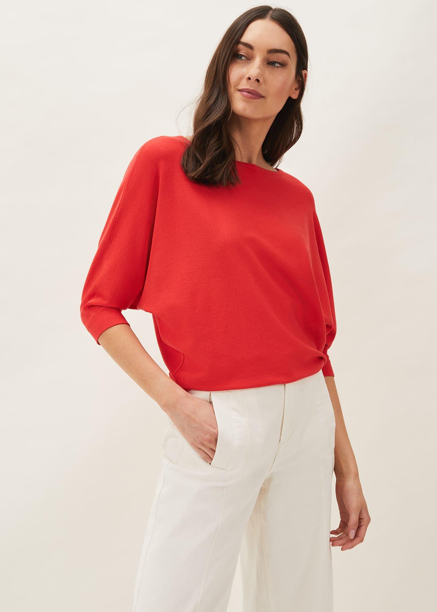 Cristine Batwing Knit Jumper