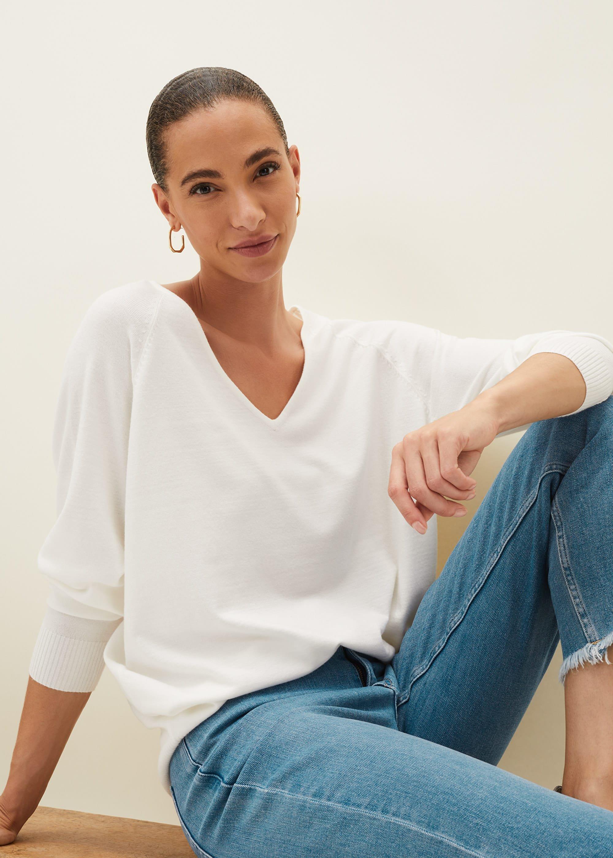 Senita V Neck Knit Jumper