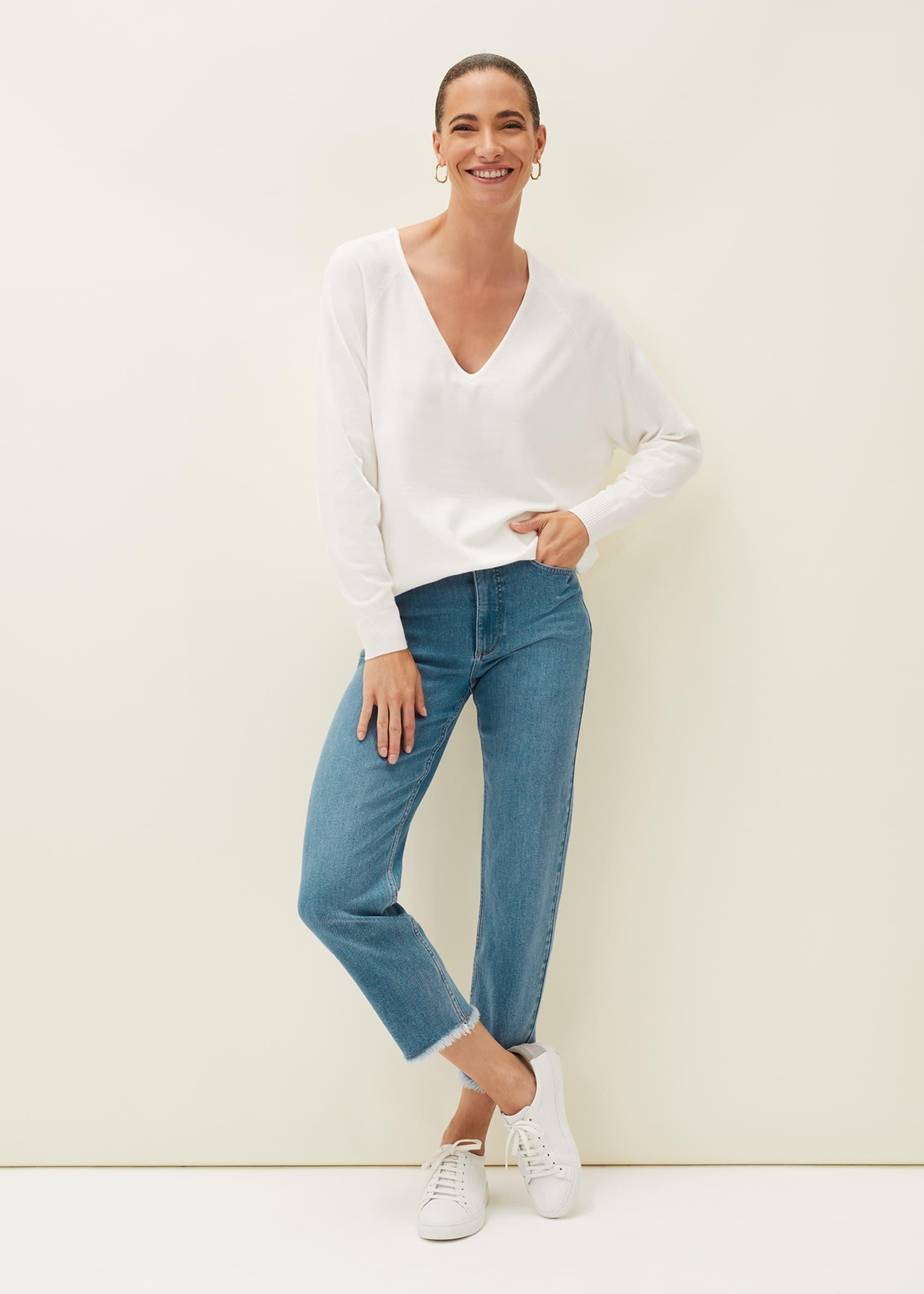 Senita V Neck Knit Jumper