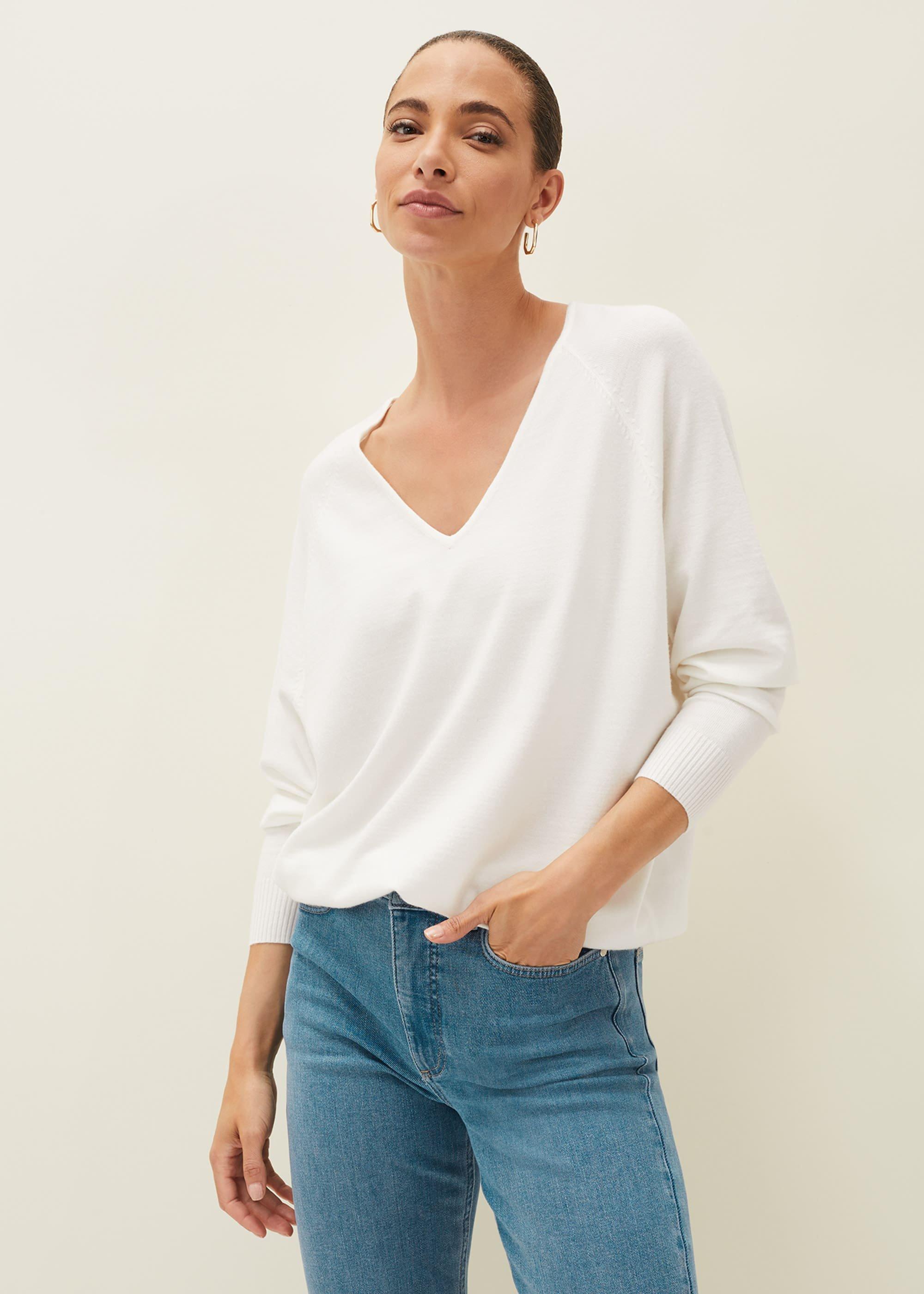 Senita V Neck Knit Jumper