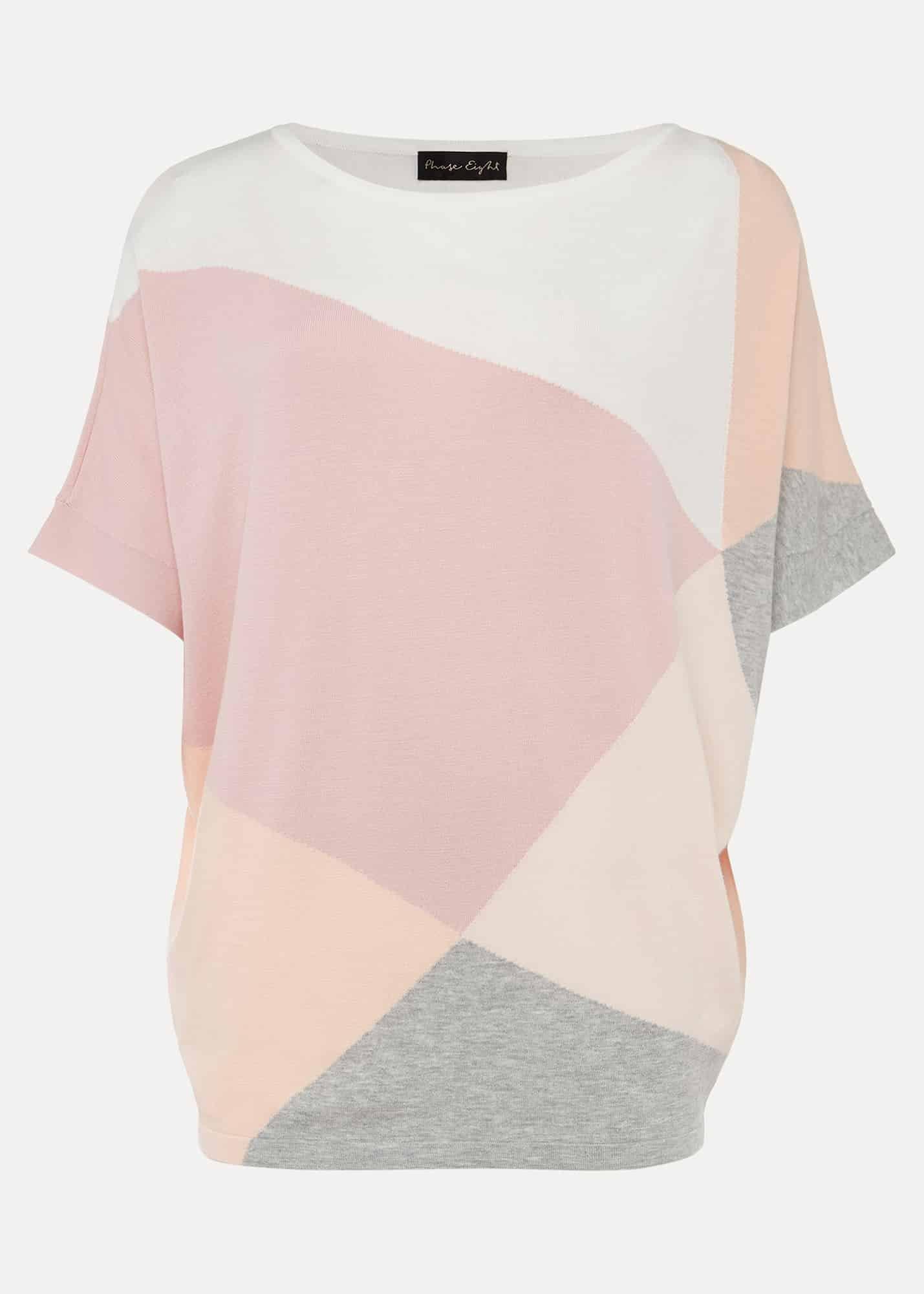Leana Colourblock Fine Knit Jumper
