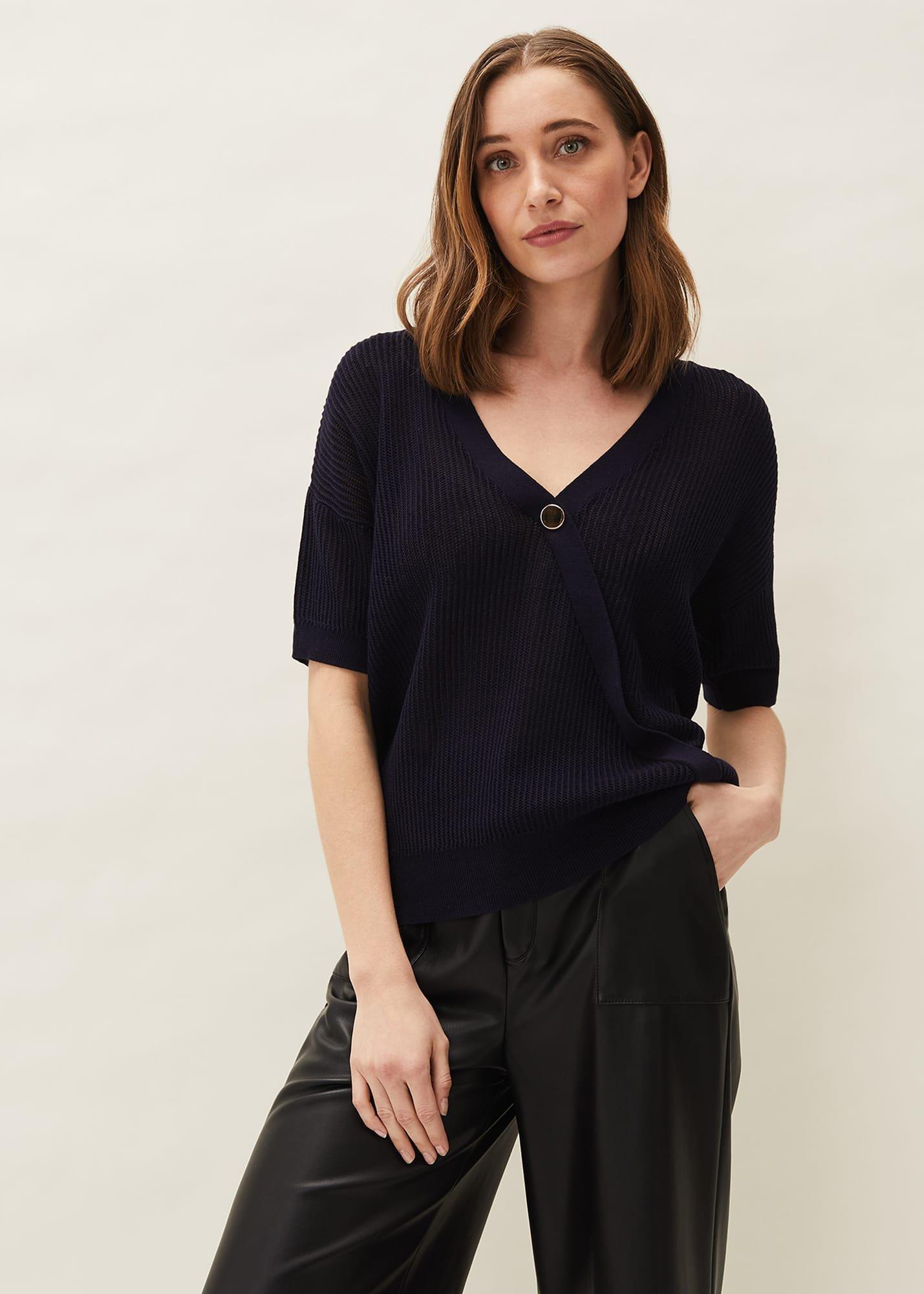 Kim Short Sleeve Knit Jumper