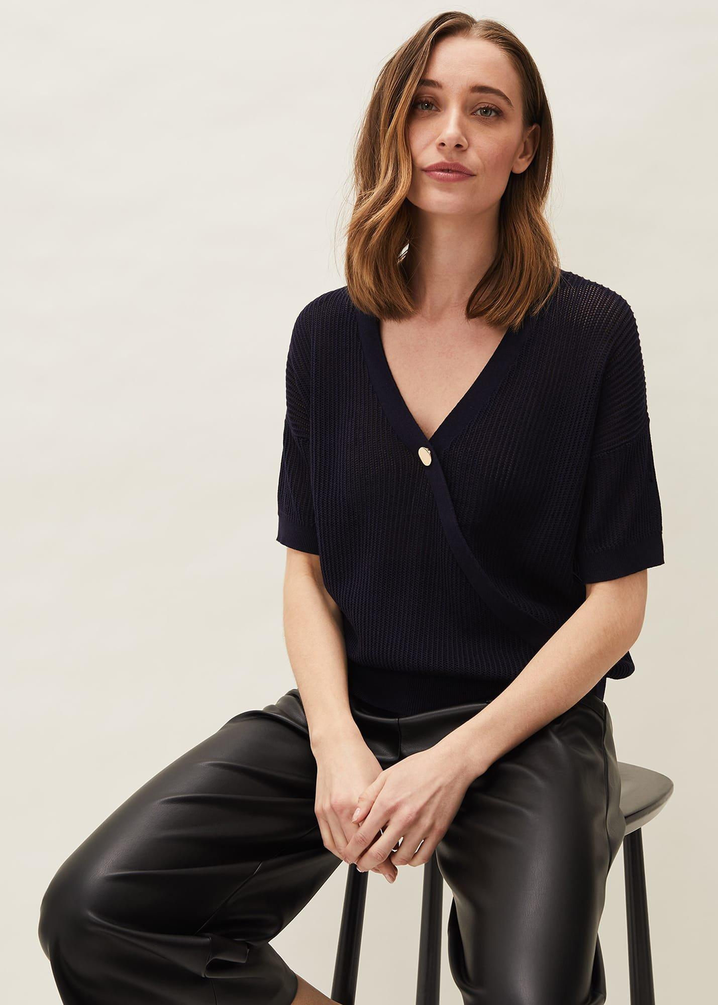 Kim Short Sleeve Knit Jumper