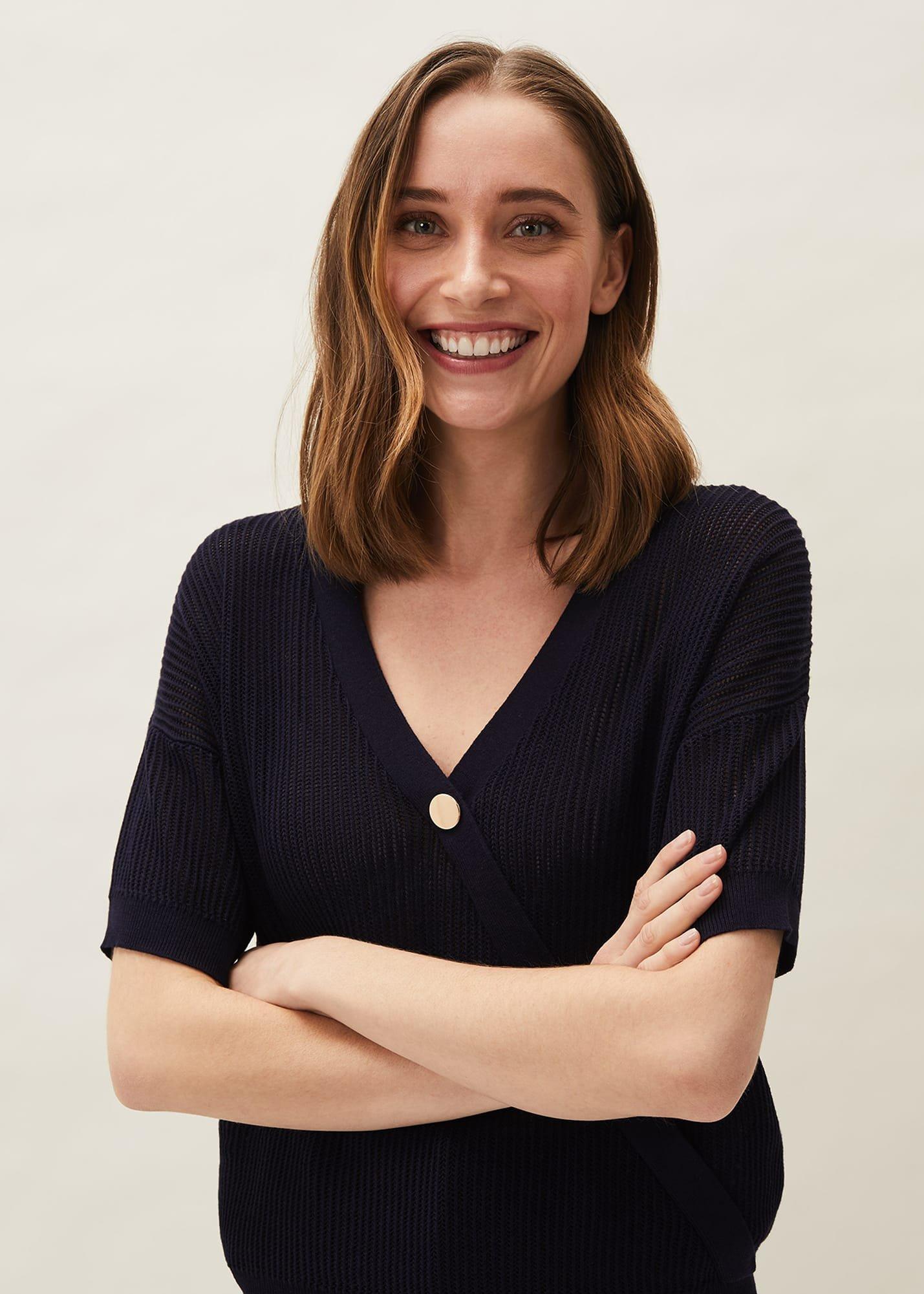 Kim Short Sleeve Knit Jumper