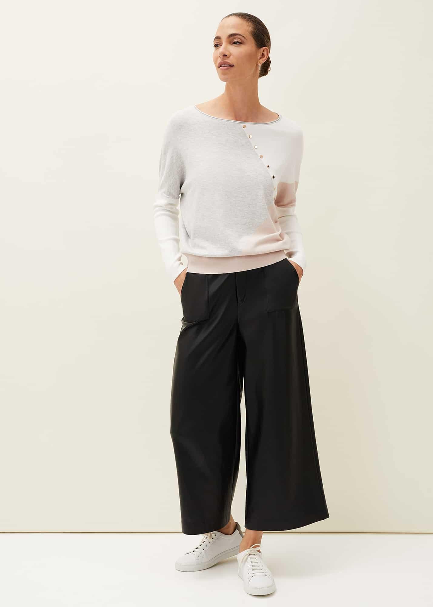 Isabel Colourblock Stud Jumper