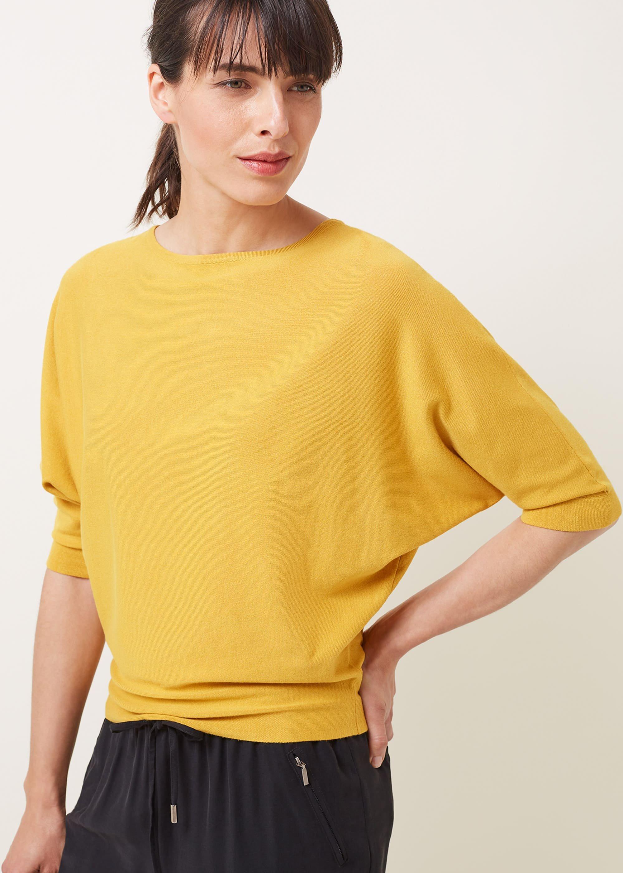 Cristine Batwing Fine Knit Jumper