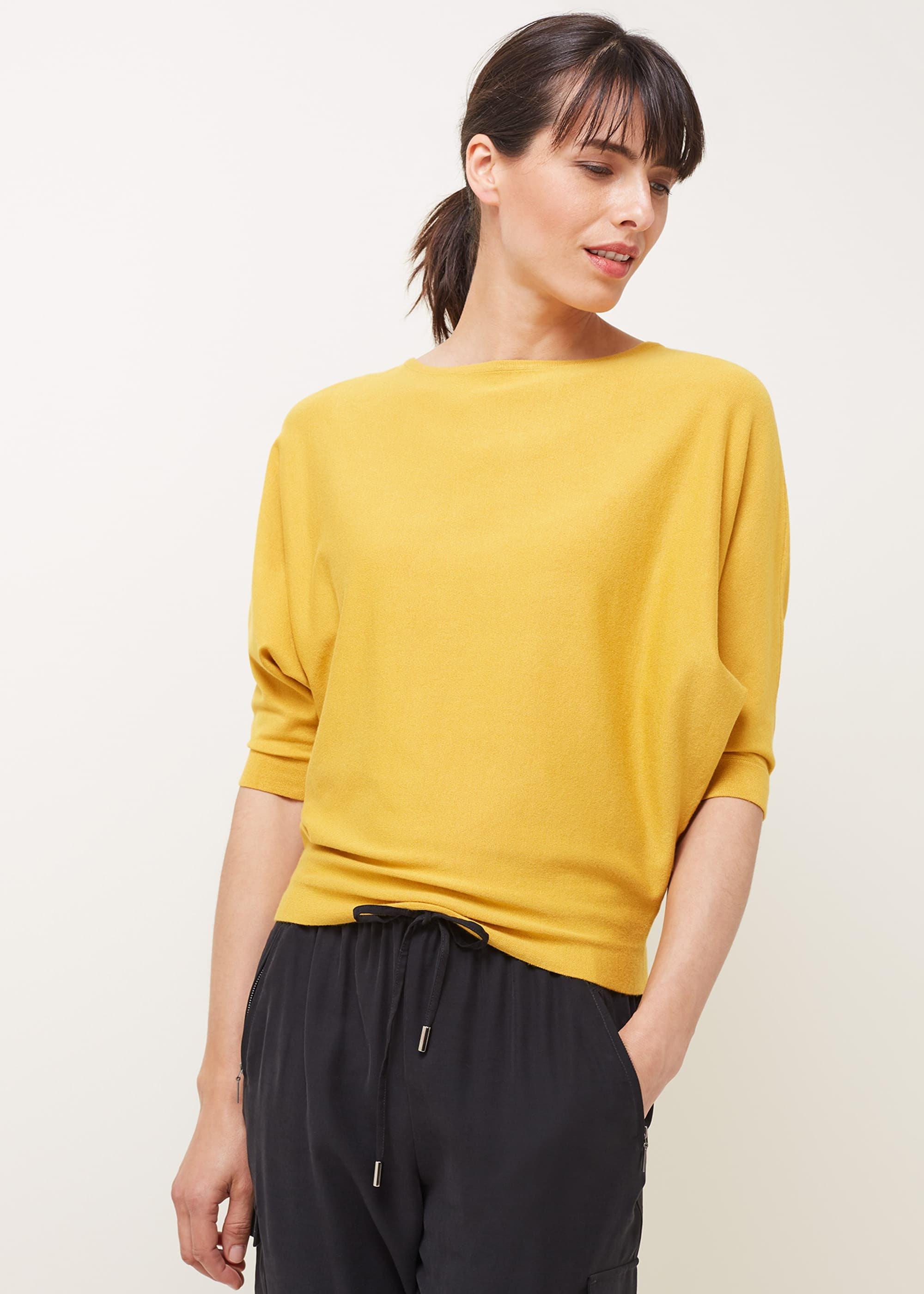 Cristine Batwing Fine Knit Jumper