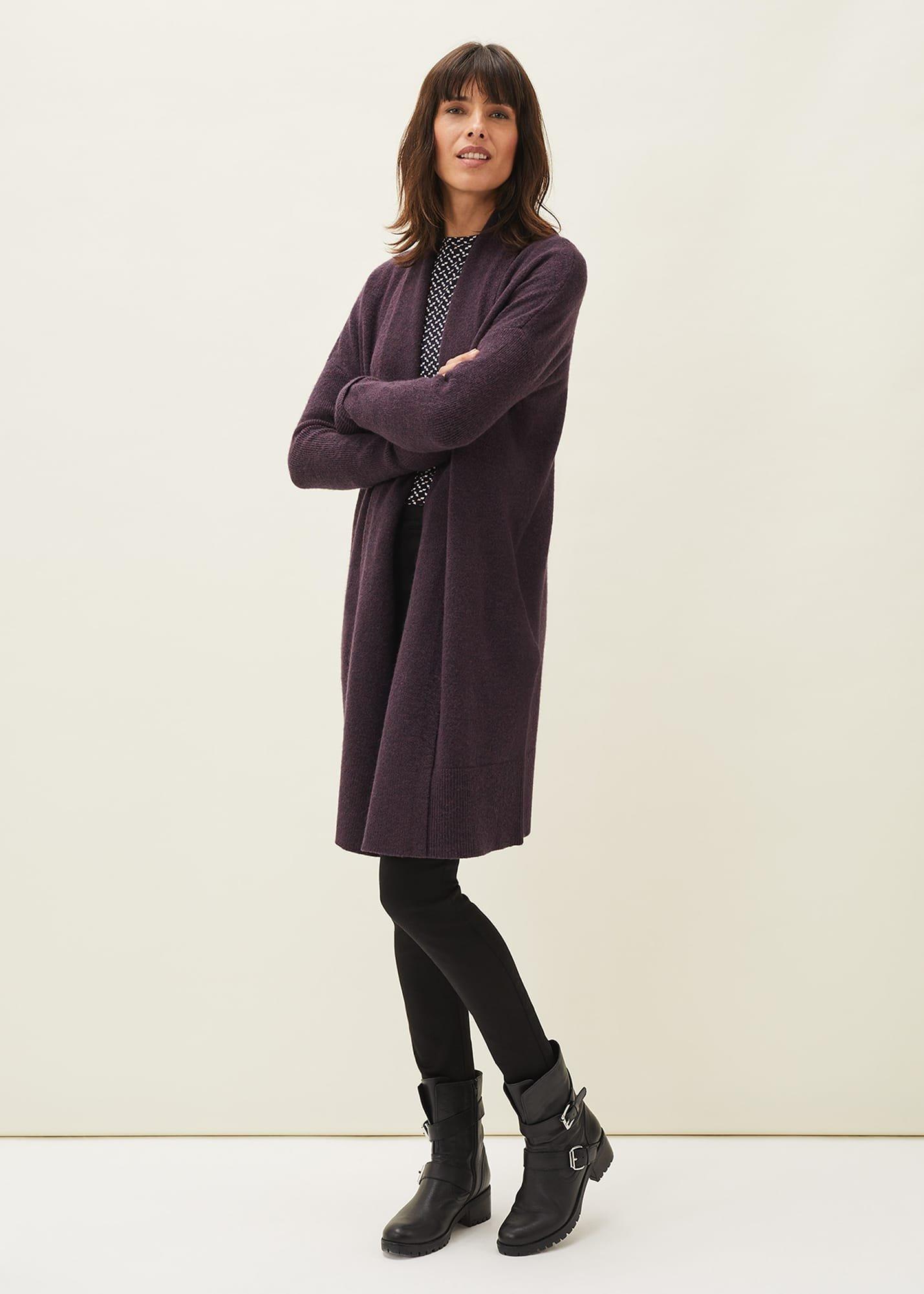 Alexa Fluffy Longline Cardigan
