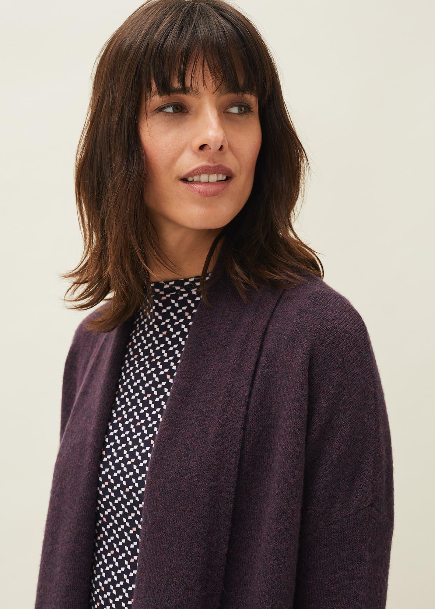 Alexa Fluffy Longline Cardigan