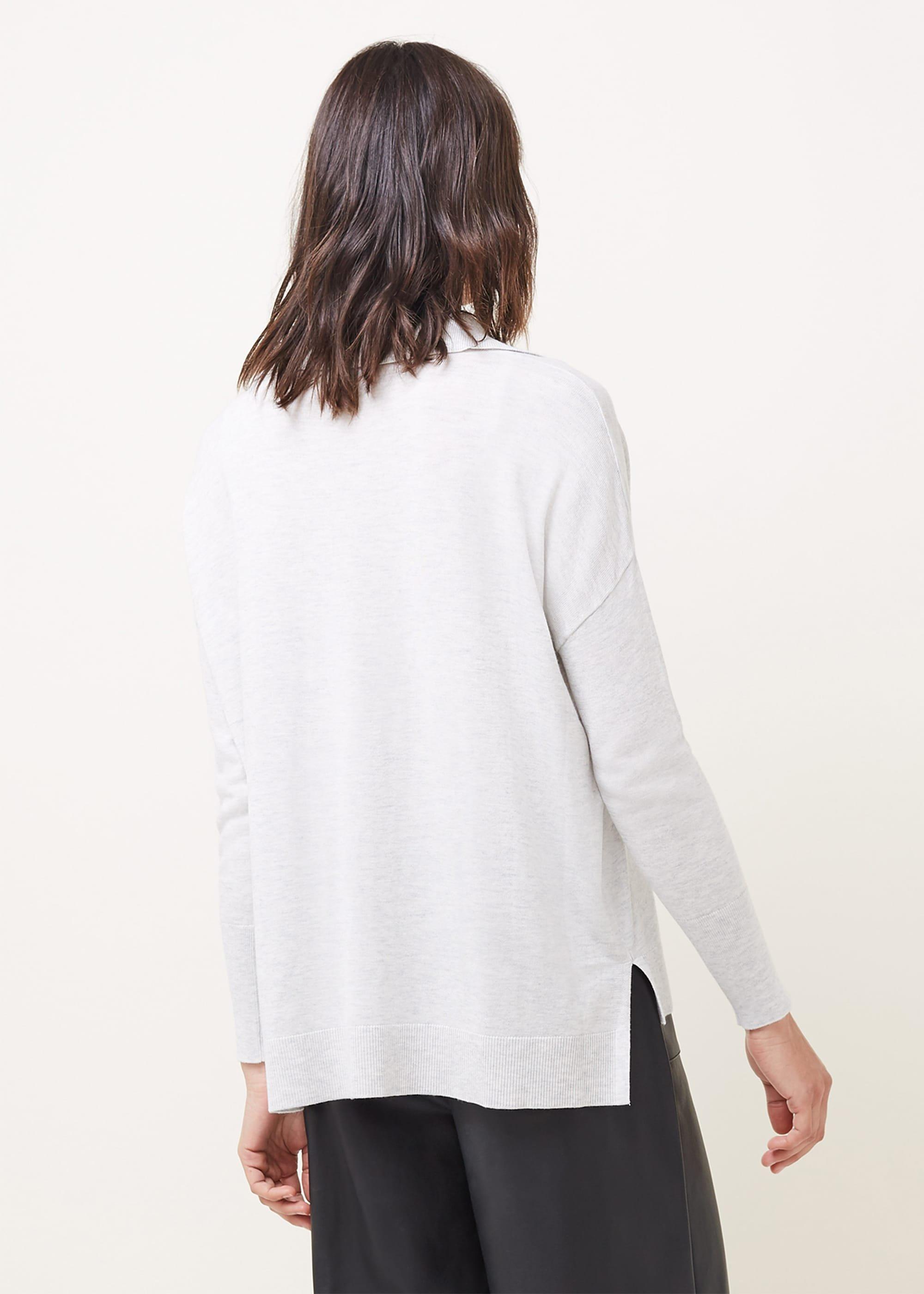 Lillianne Polo Neck Fine Knit Jumper