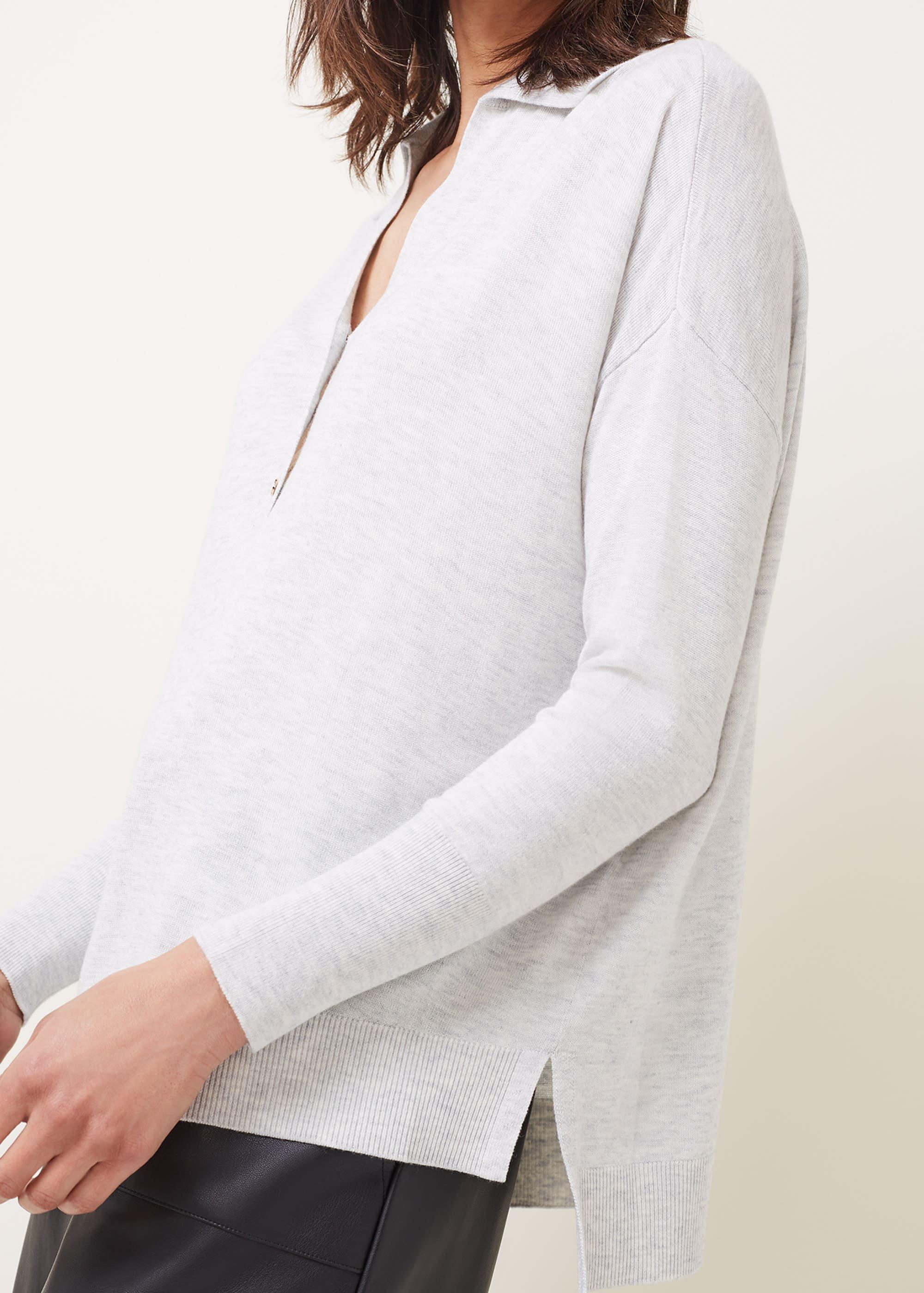 Lillianne Polo Neck Fine Knit Jumper