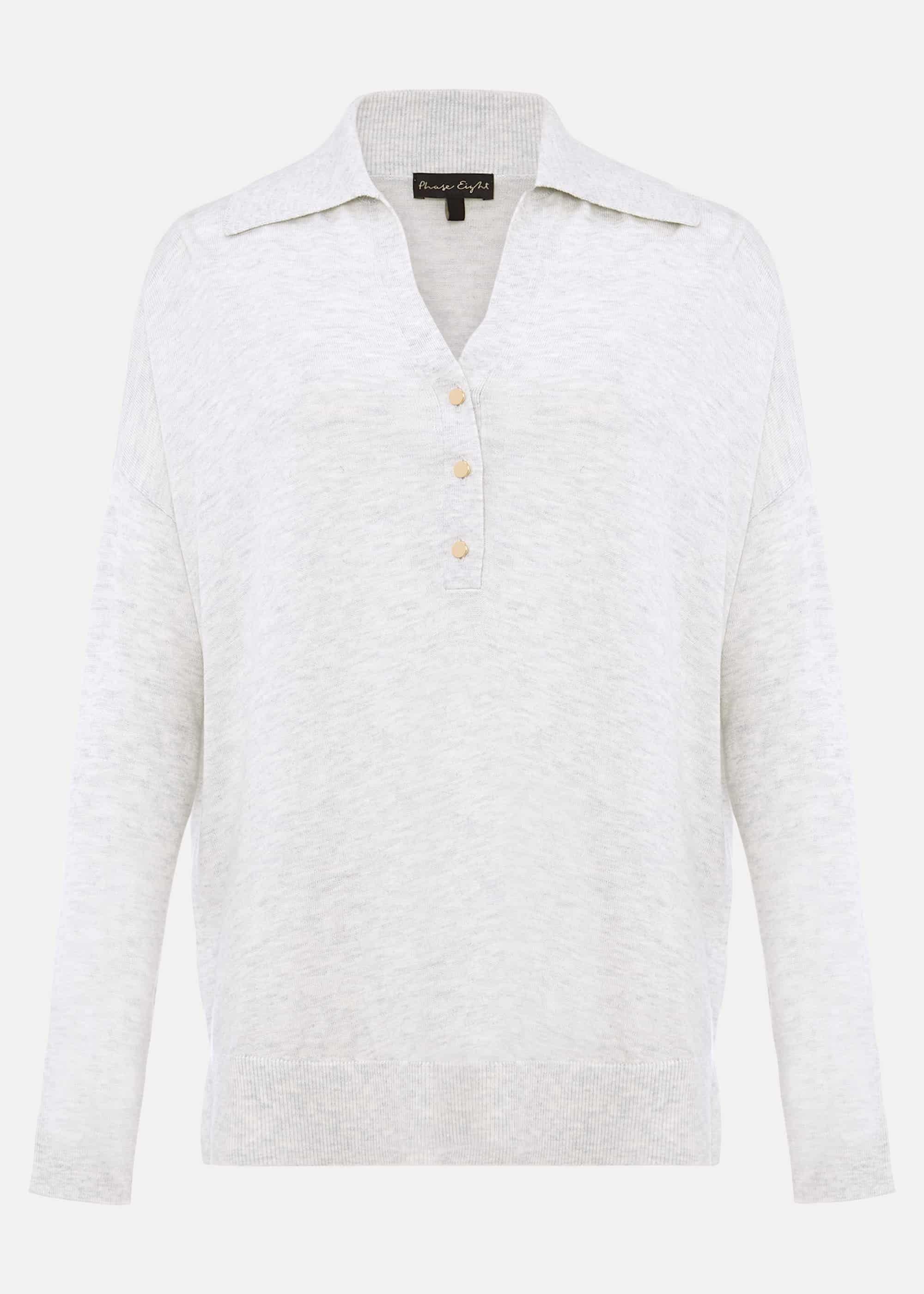 Lillianne Polo Neck Fine Knit Jumper