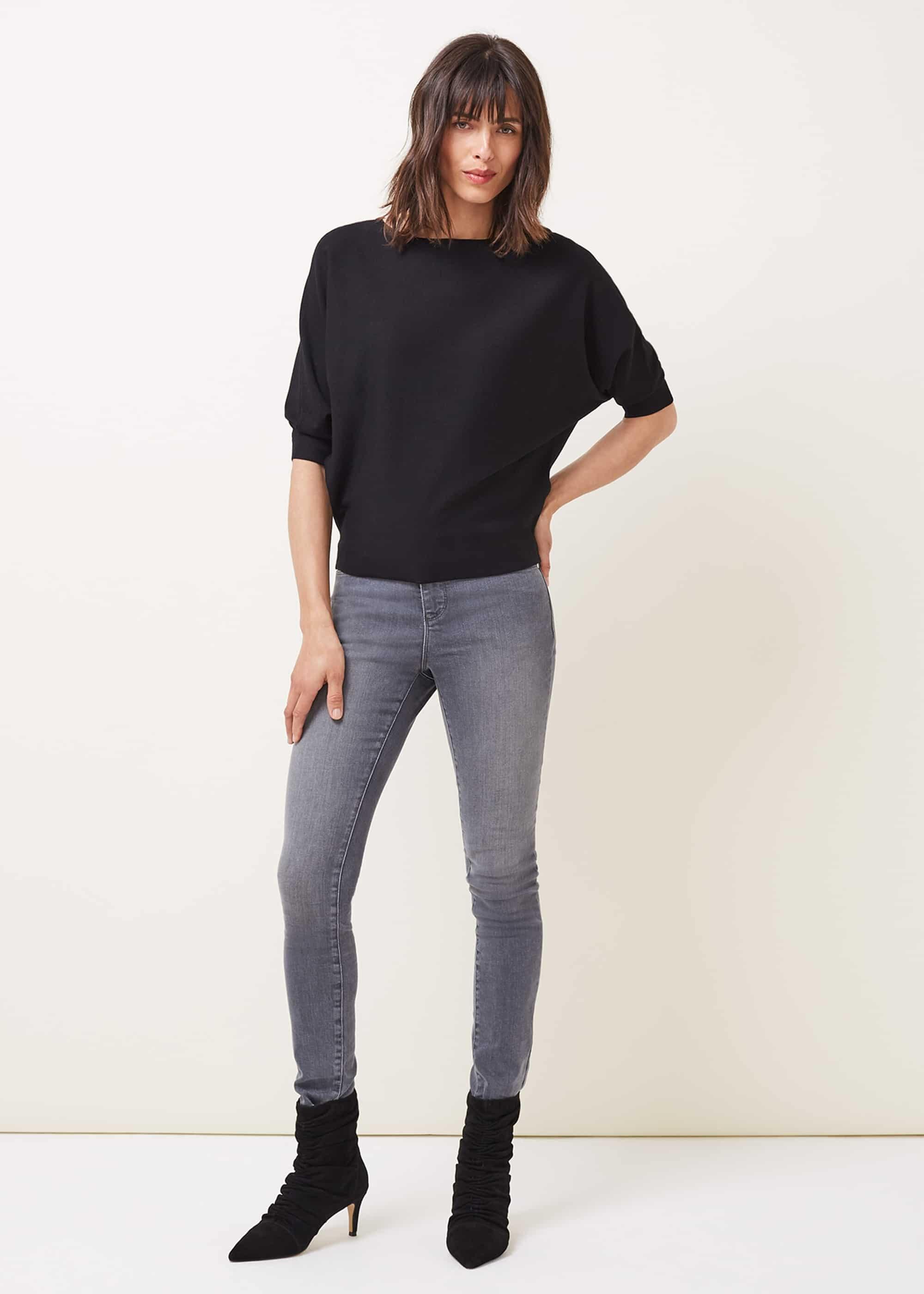 Cristine Batwing Fine Knit Jumper