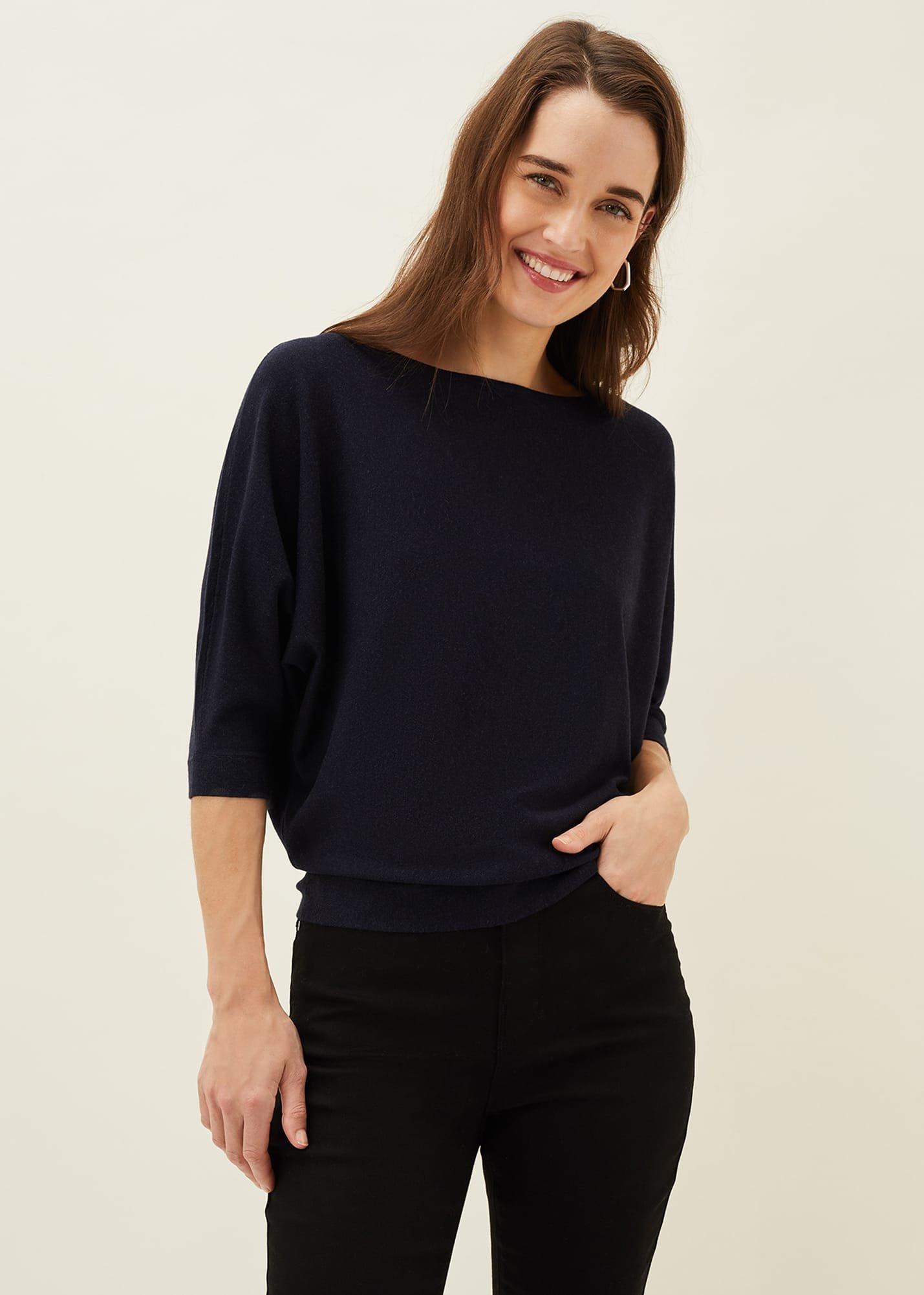 Cristine Batwing Knitted Jumper