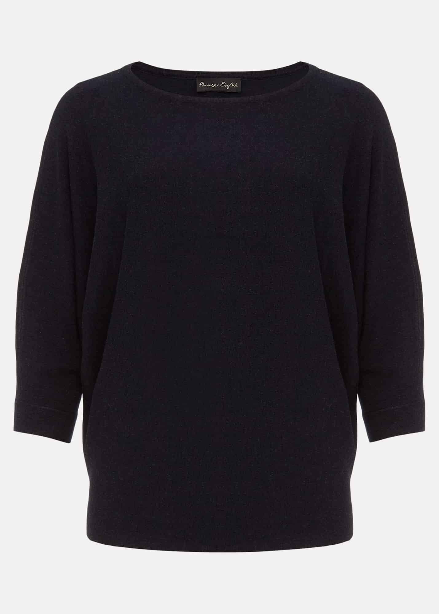 Cristine Batwing Fine Knit Jumper