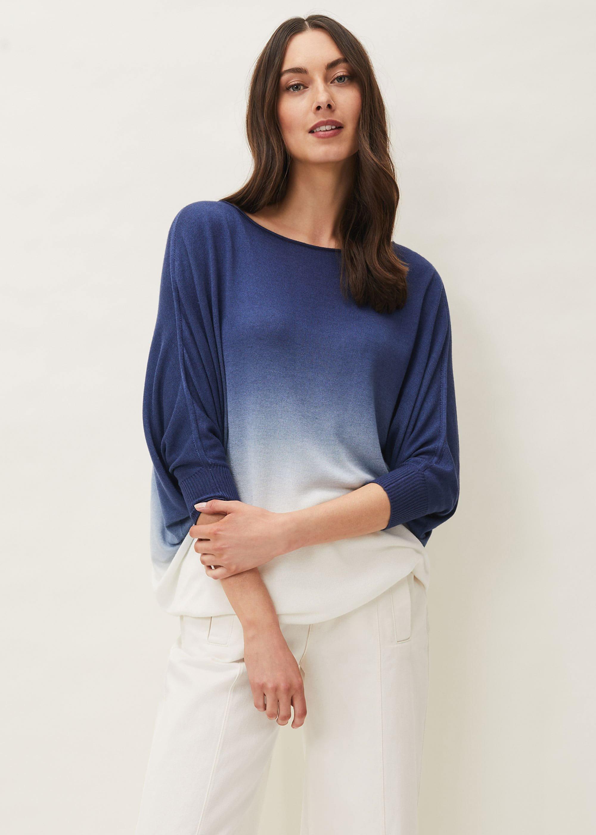 Lindy Dip Dye Fine Knit Jumper