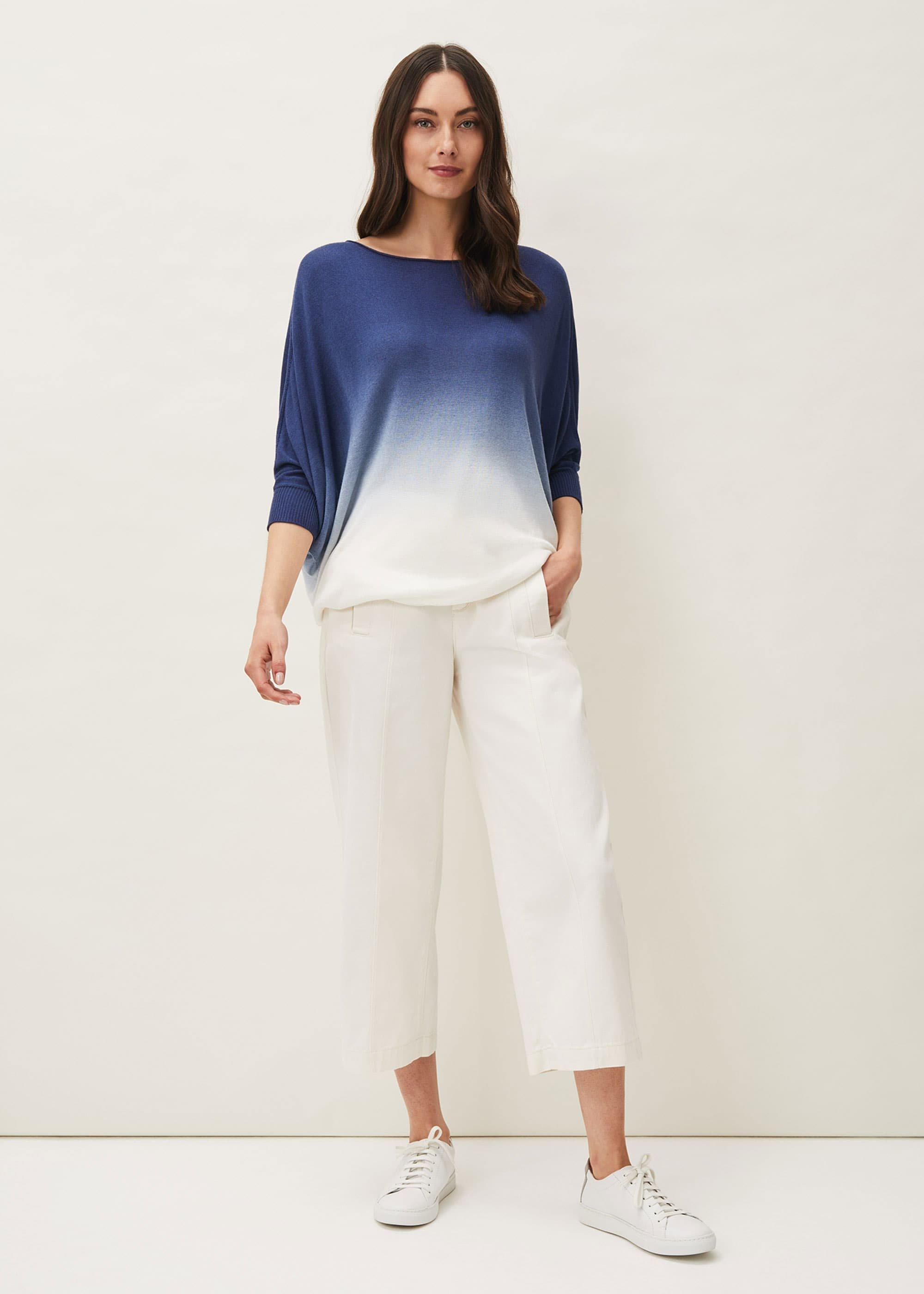 Lindy Dip Dye Fine Knit Jumper