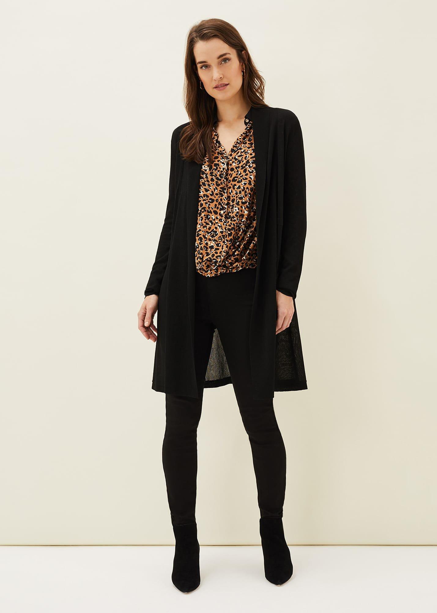 Lili Sheer Longline Cardigan