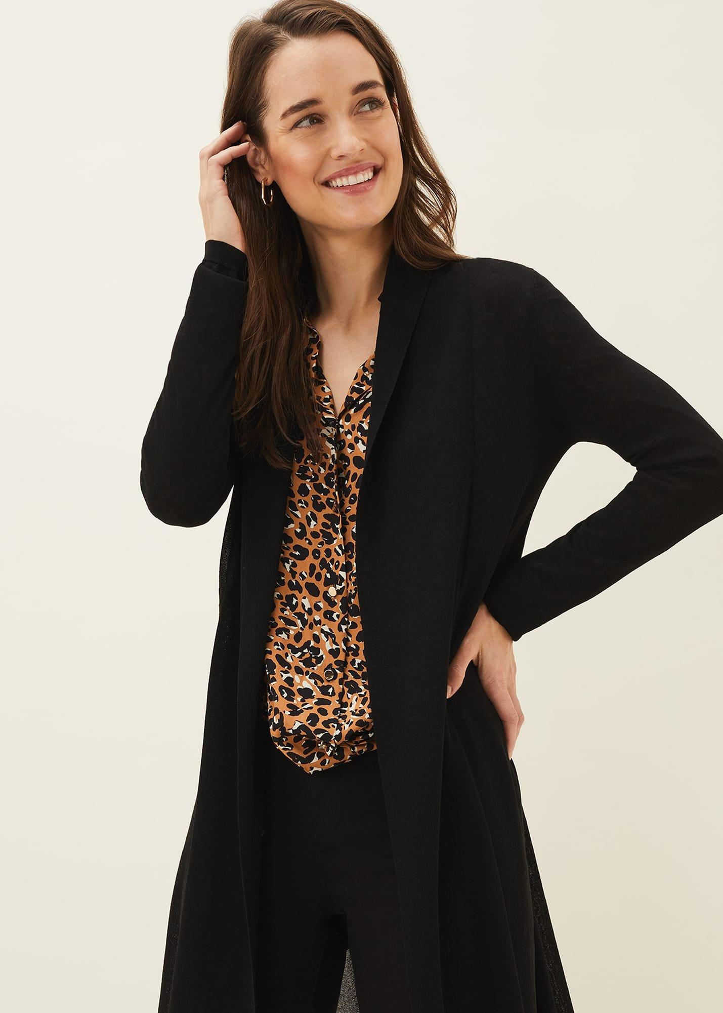 Lili Sheer Longline Cardigan