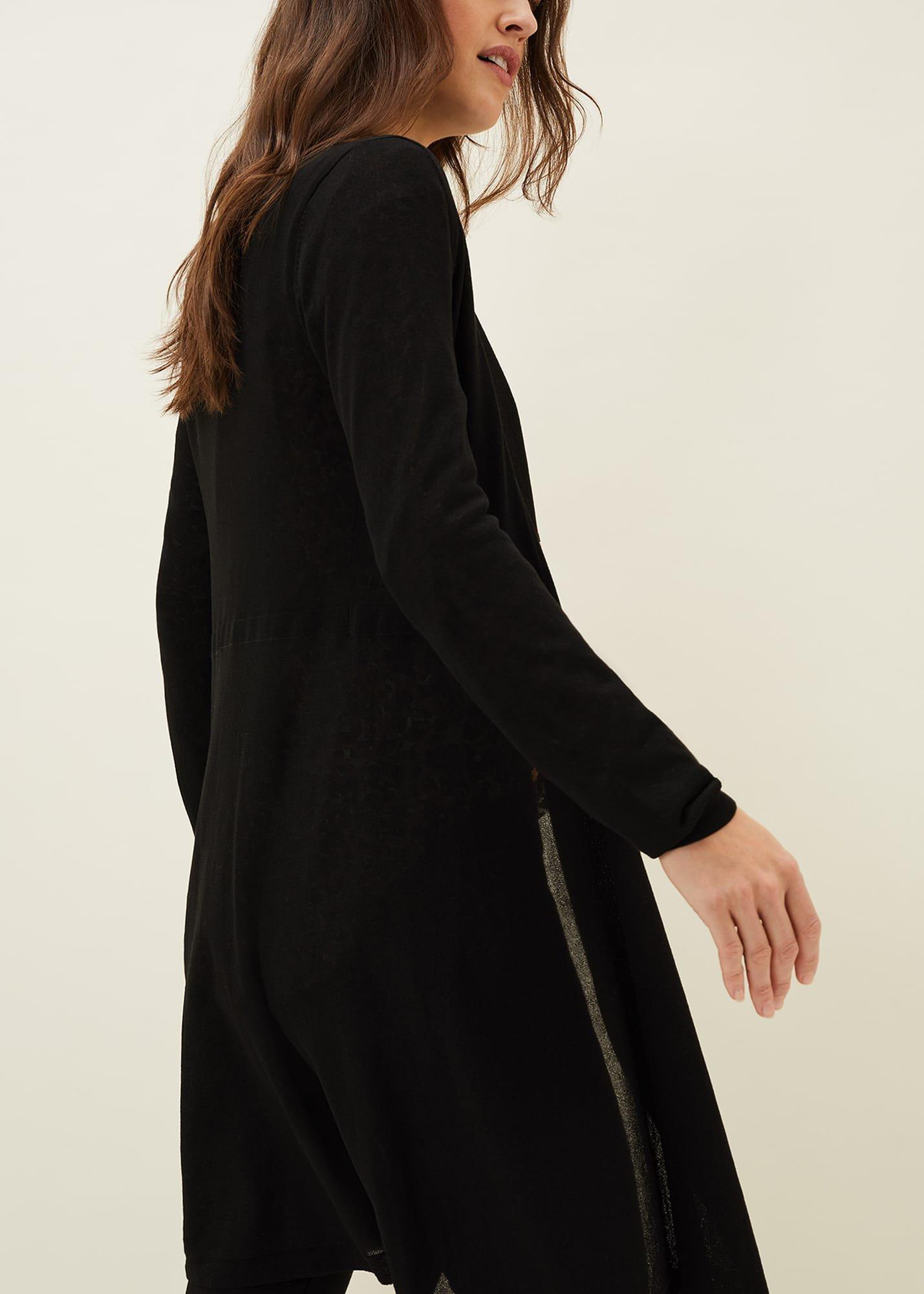 Lili Sheer Longline Cardigan