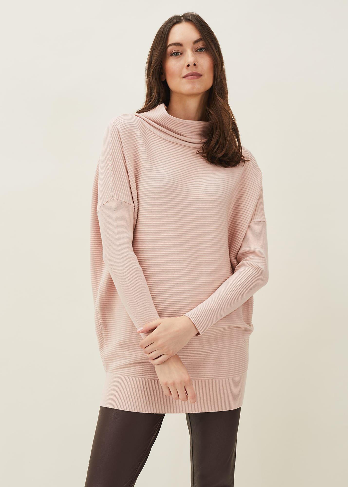 Jocelin Textured Roll Neck Jumper