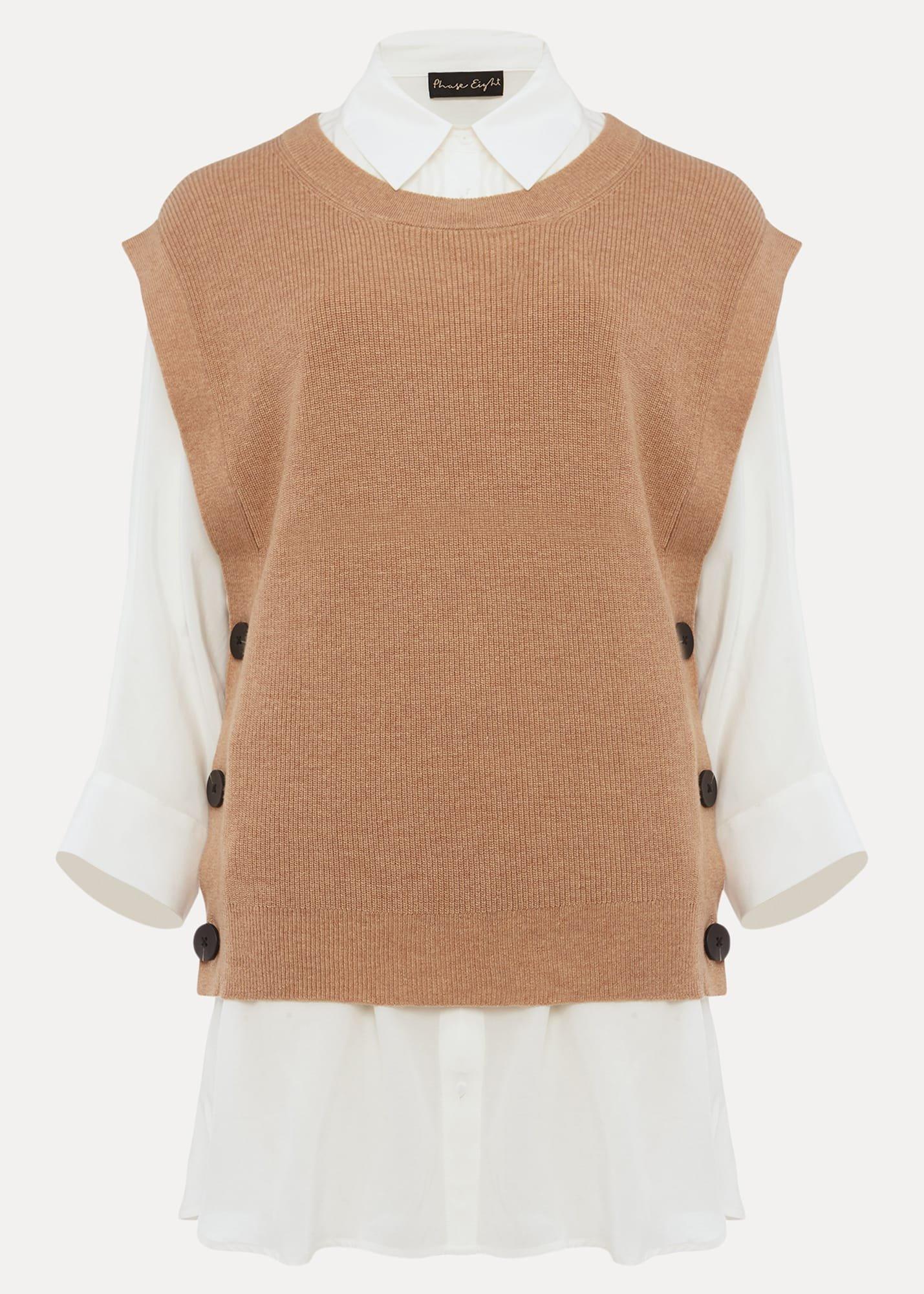 Liv Button Knit Tabard