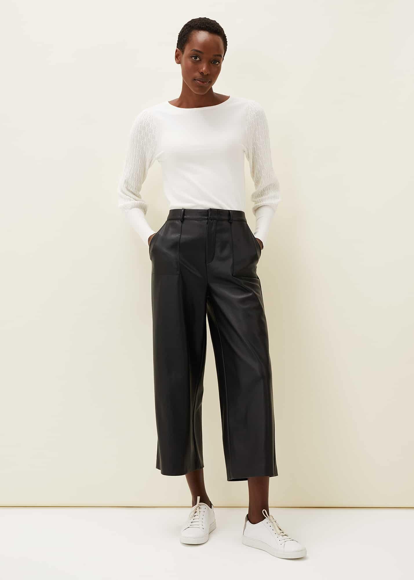 Natalea Cable Knit Sleeve Jumper
