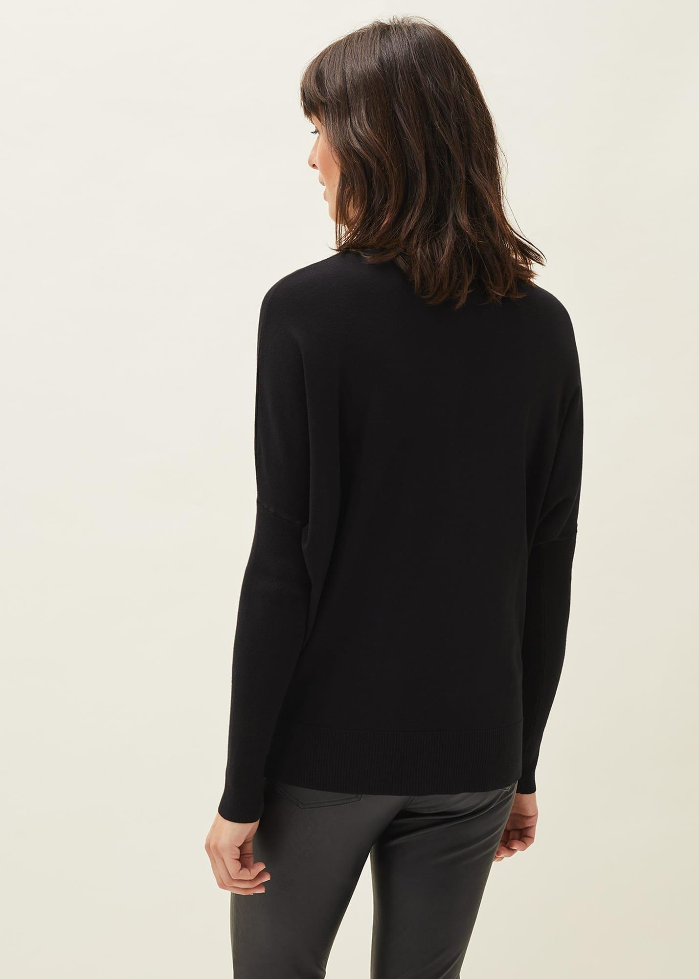 Skylar Roll Neck Zip Hem Jumper