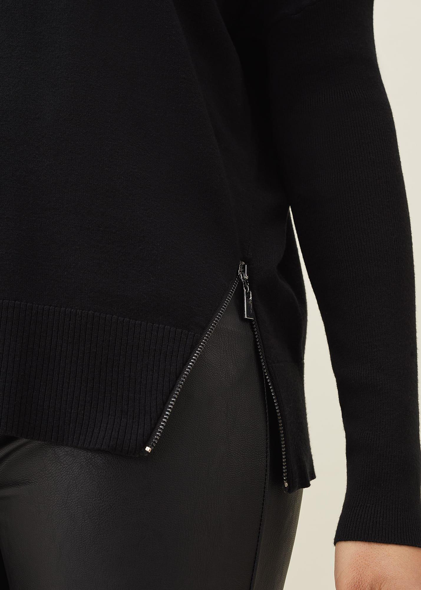Skylar Roll Neck Zip Hem Jumper