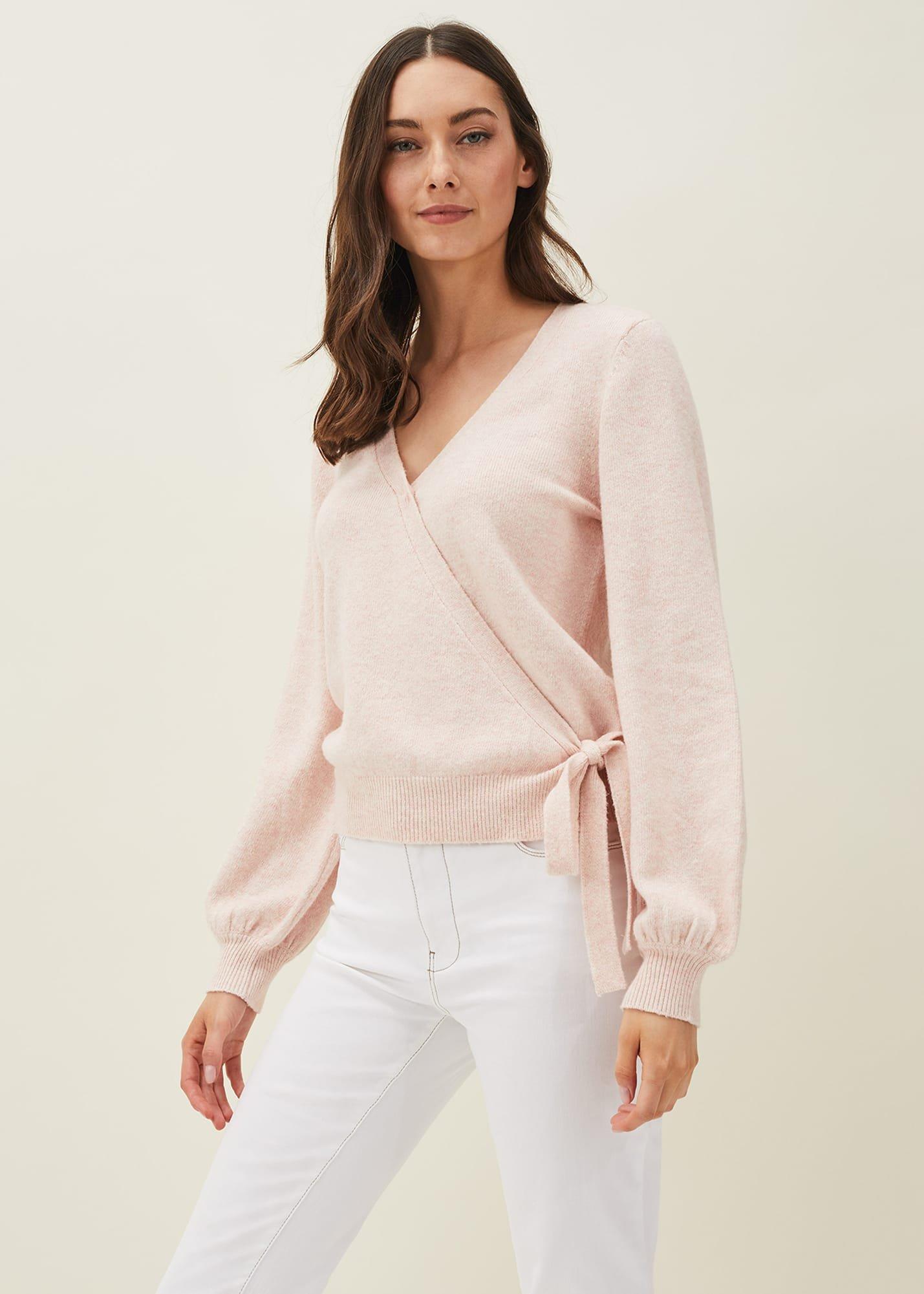 Anne-Marie Wrap Knit Jumper