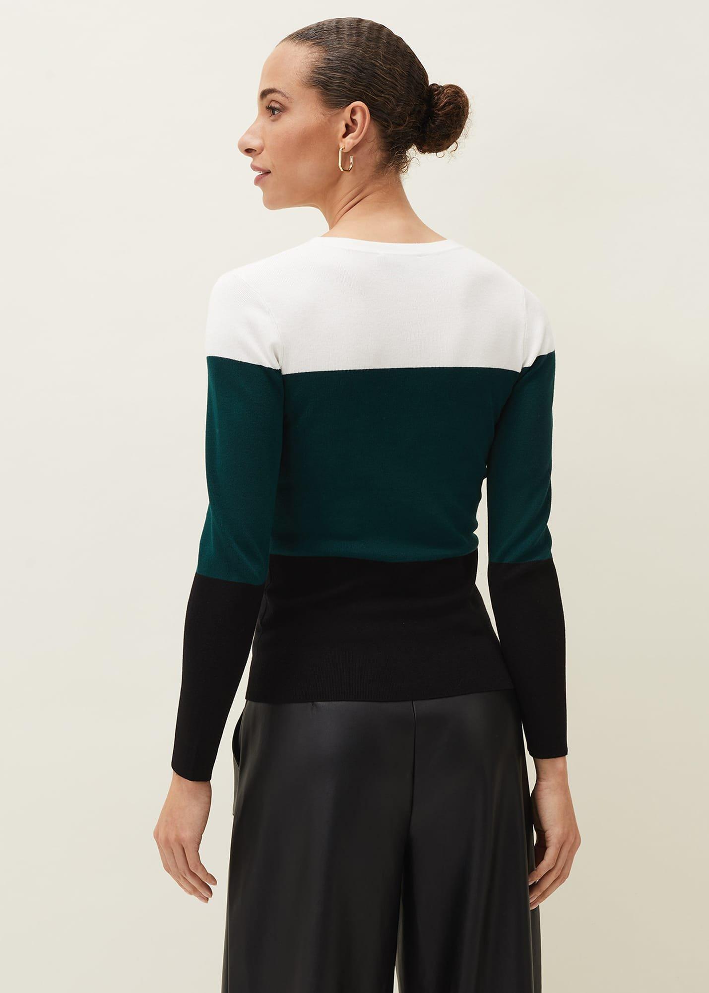 Meilani Colourblock Fine Knit Jumper