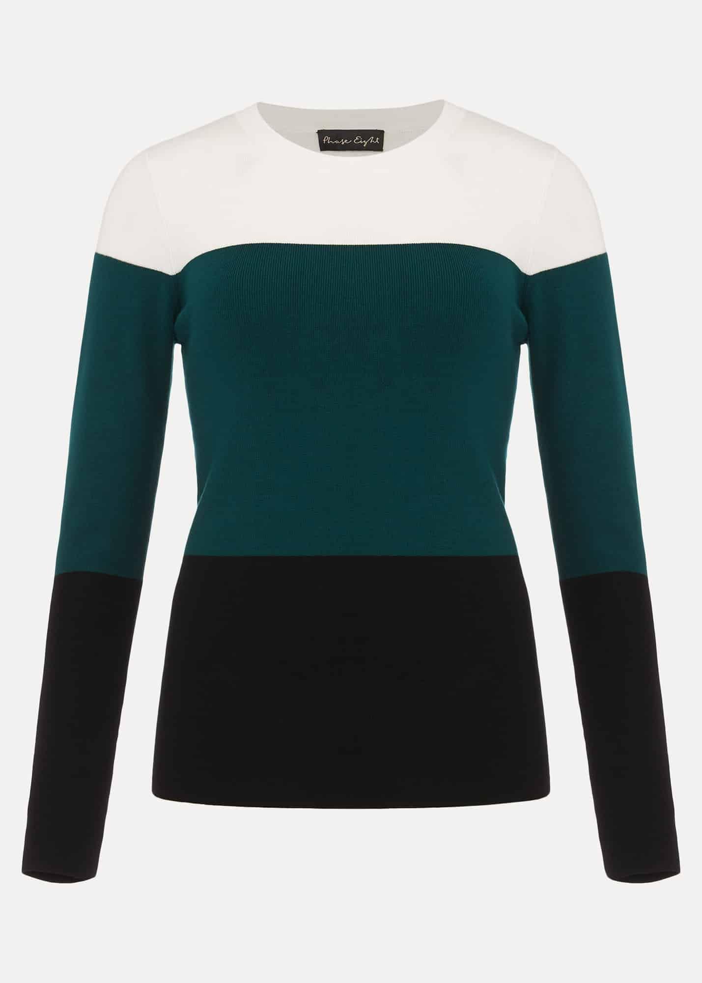 Meilani Colourblock Fine Knit Jumper