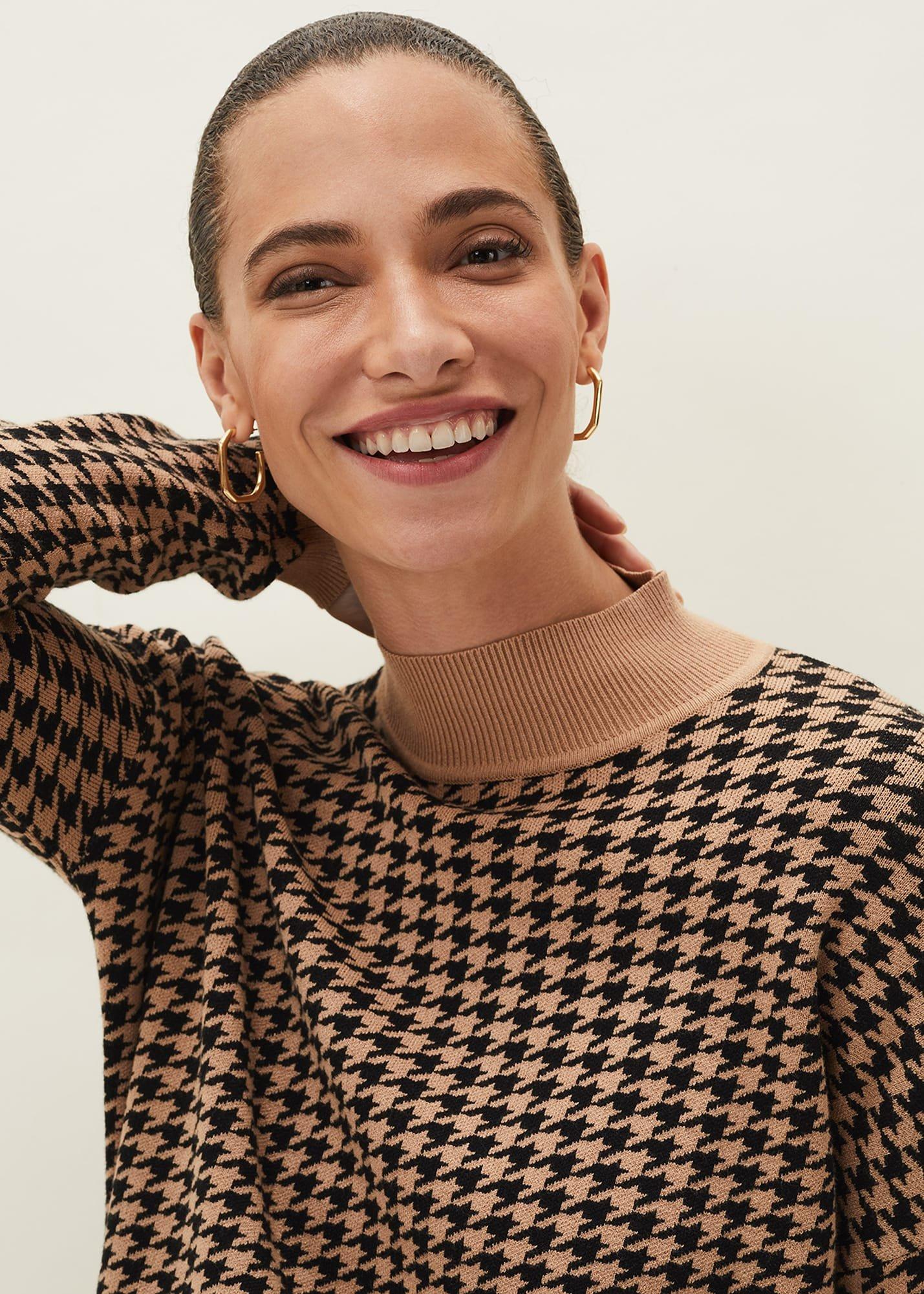 Soph Dogtooth Co-Ord Jumper