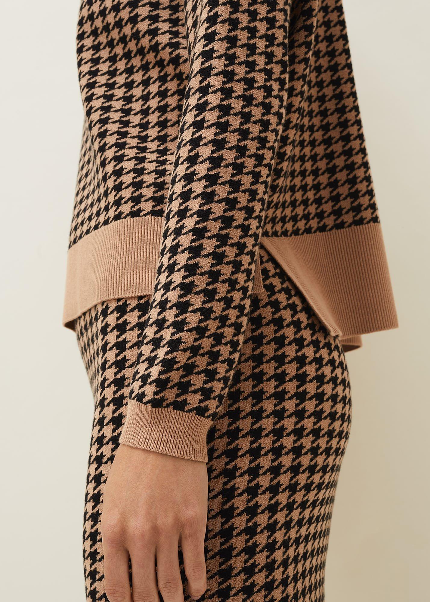 Soph Dogtooth Co-Ord Jumper