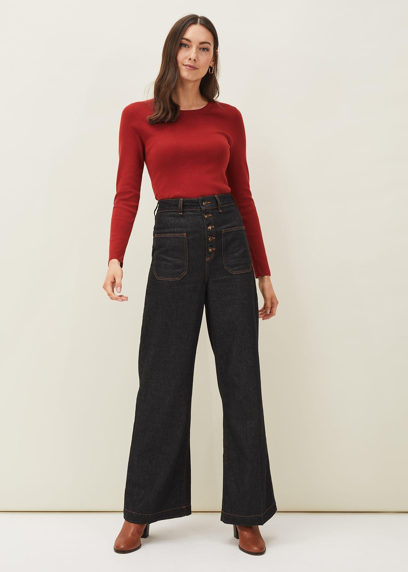 Molla Crew Neck Fine Knit Jumper
