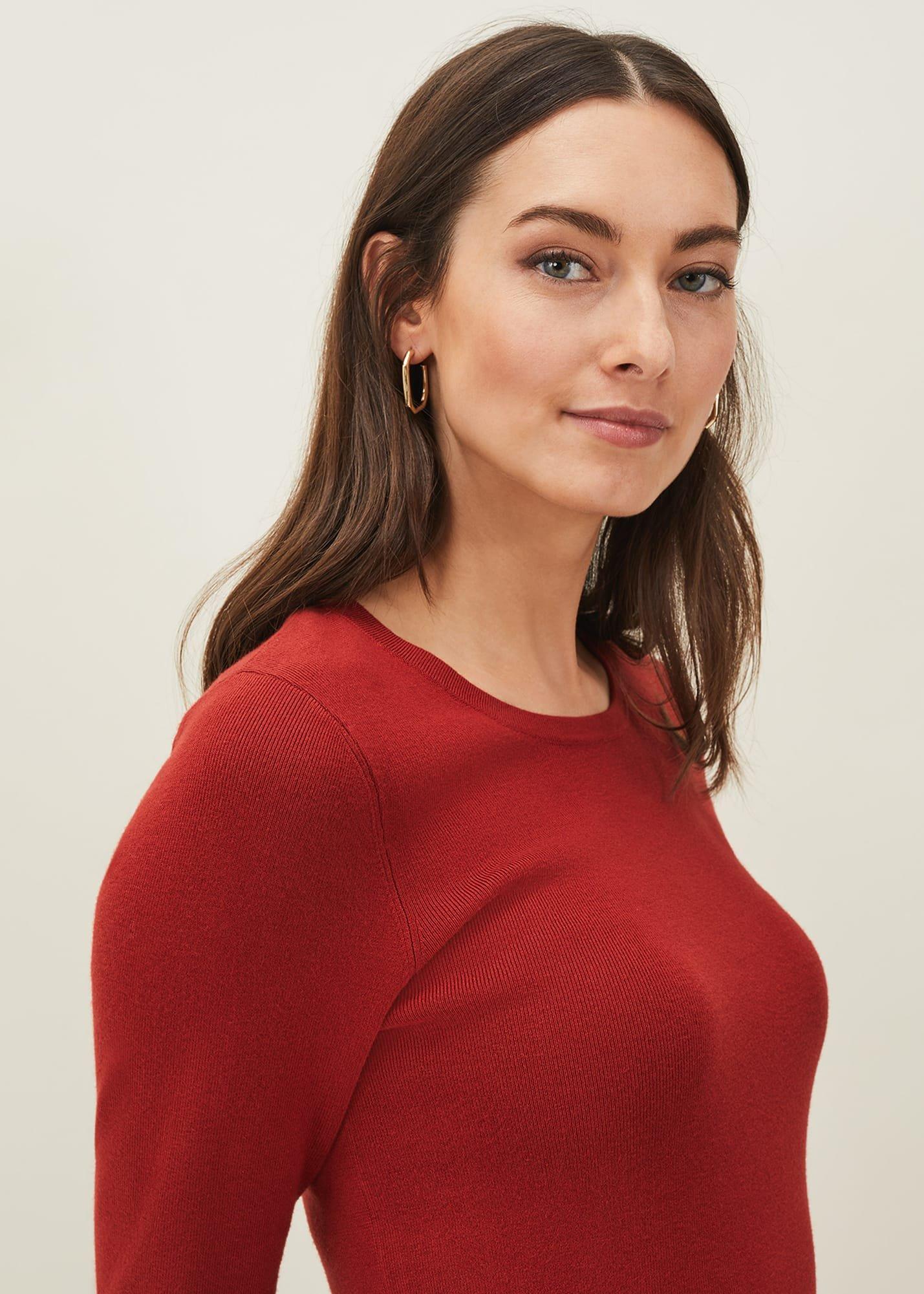 Molla Crew Neck Fine Knit Jumper