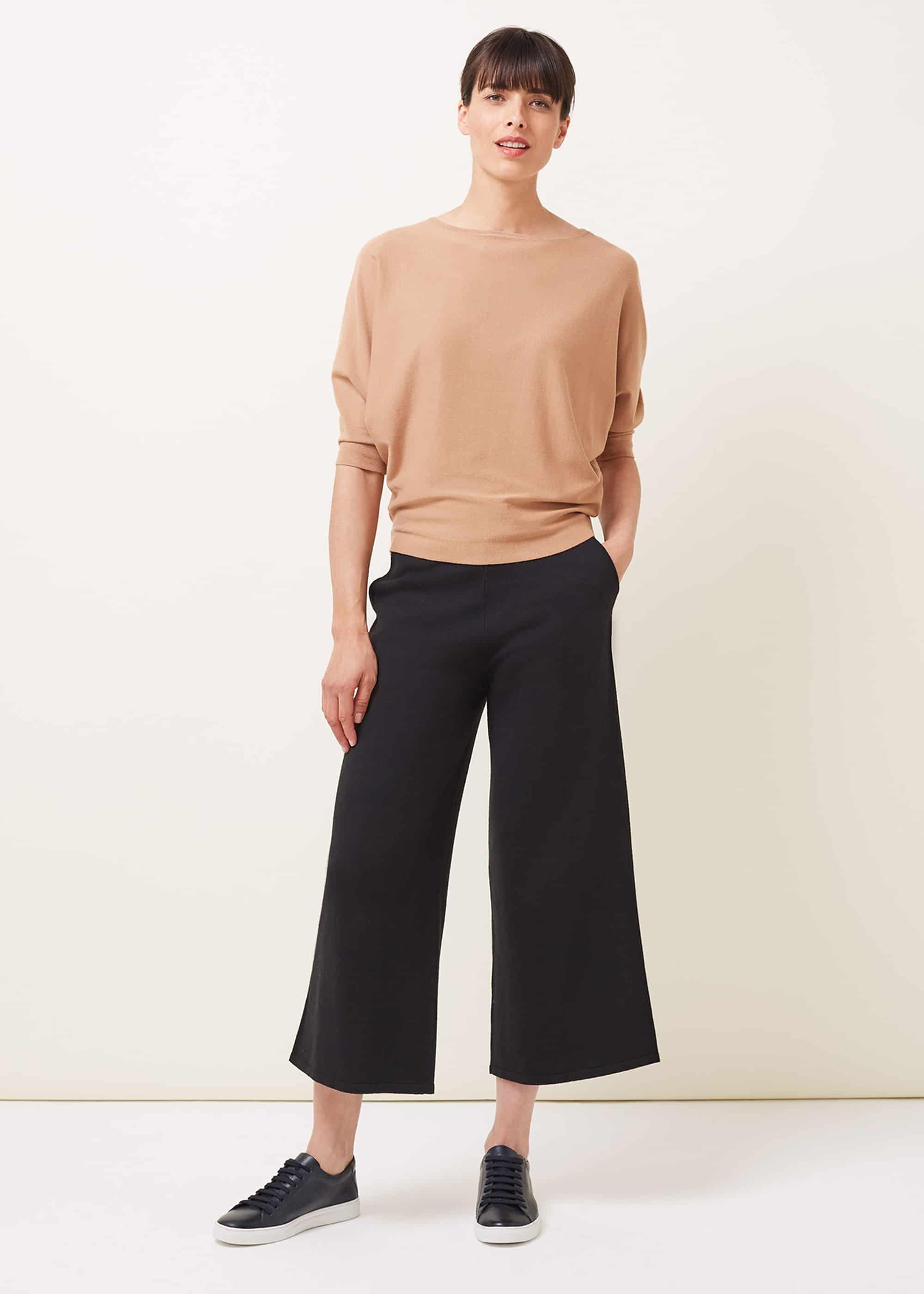 Cristine Fine Knit Batwing Jumper