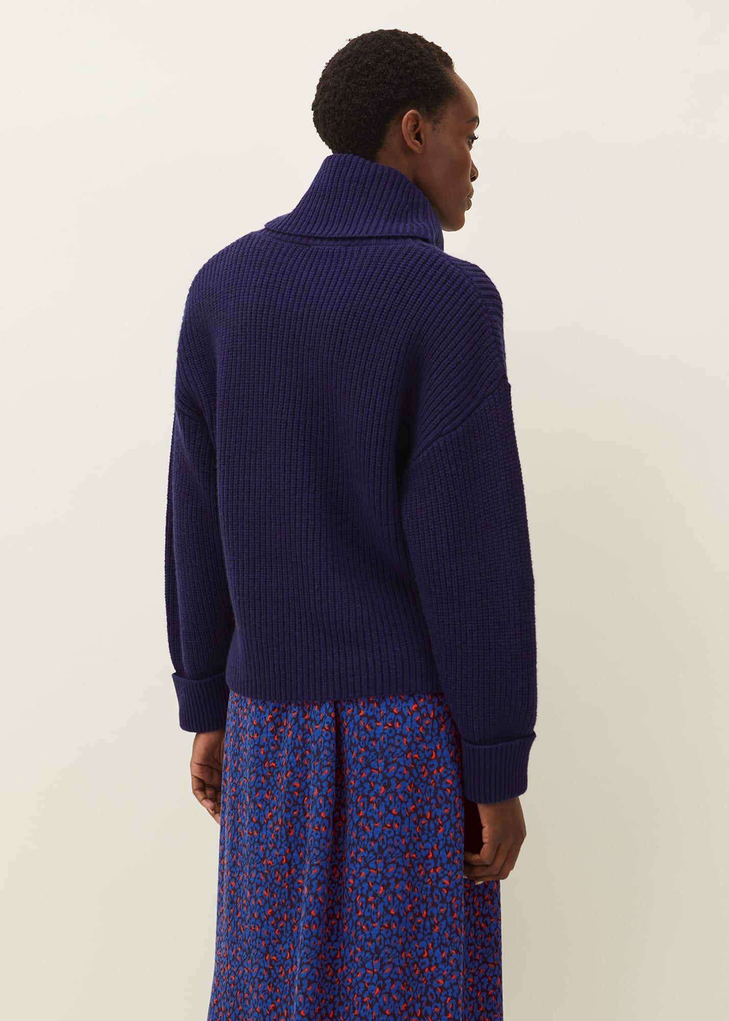 Karine Chunky Roll Neck Jumper